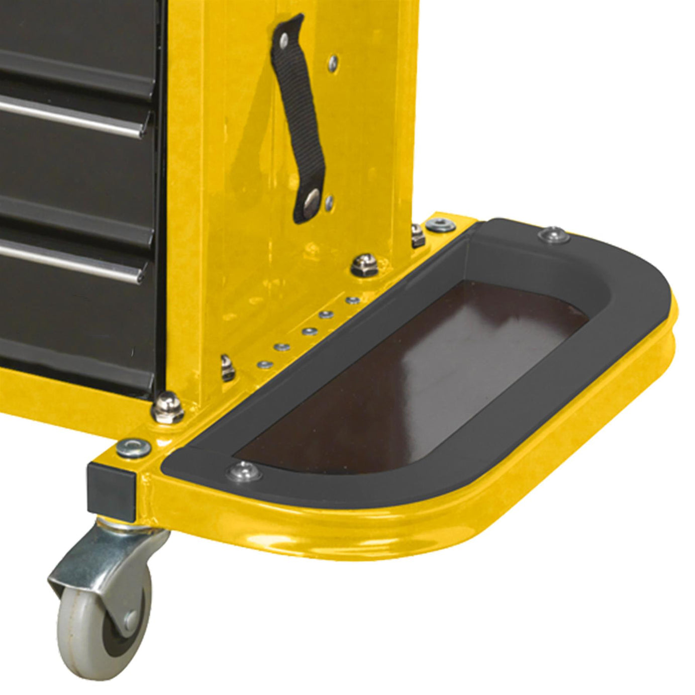 Sealey Mechanic's Utility Seat & Toolbox - Yellow