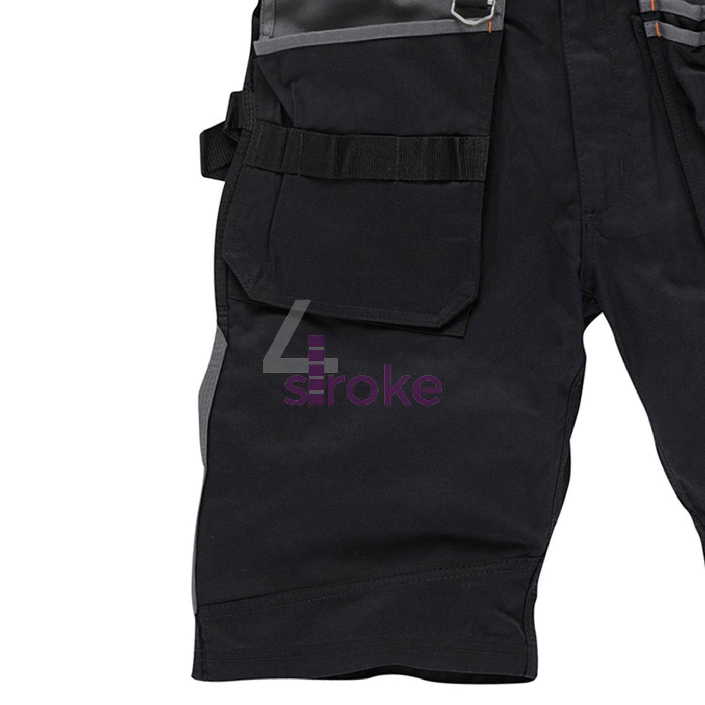 Trade Short Black Size 38" W Ykk Zipped Fly. 65% Polyester, 35% Cotton, 250gsm.