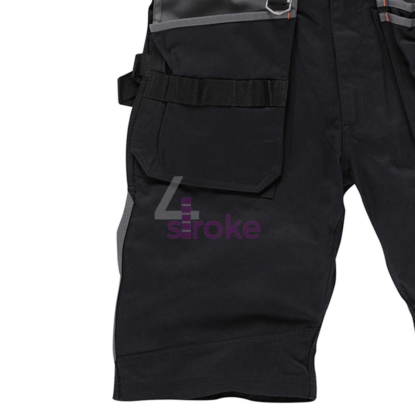 Trade Short Black Size 38" W Ykk Zipped Fly. 65% Polyester, 35% Cotton, 250gsm.