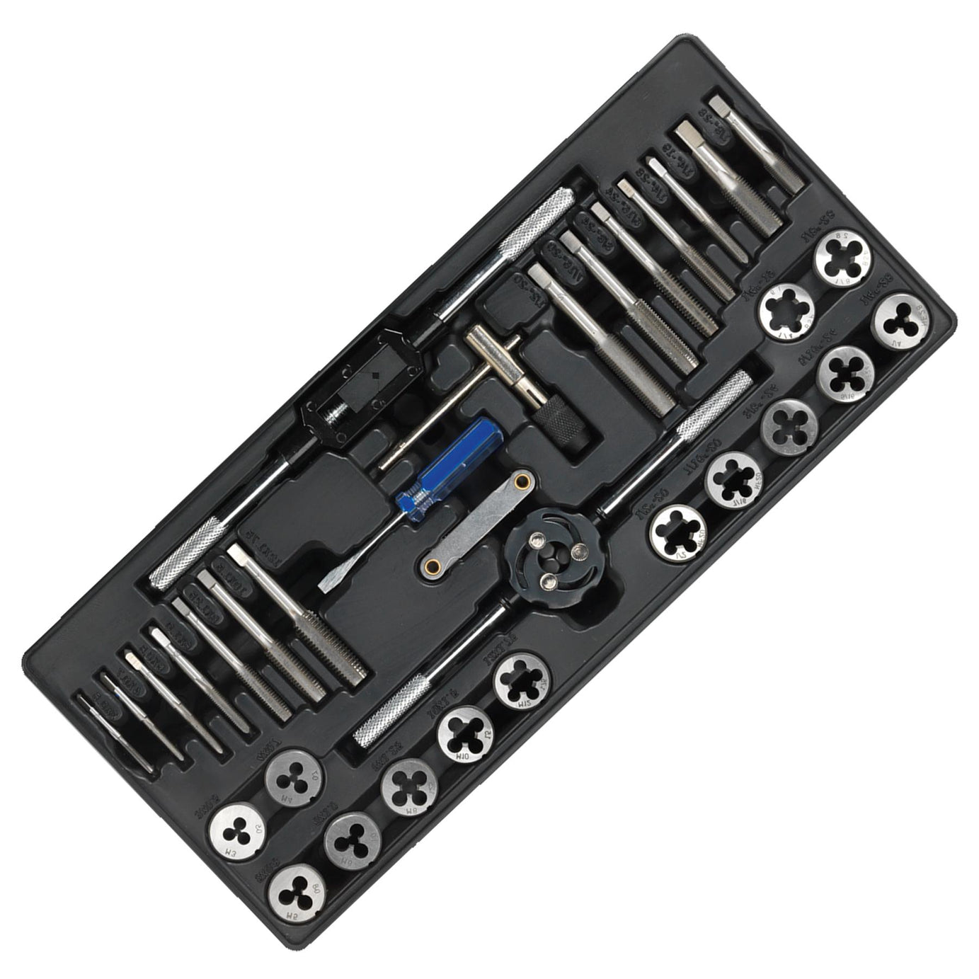 Tool Tray with Tap & Die Set 33pc With Lifetime GuaranteeSealey