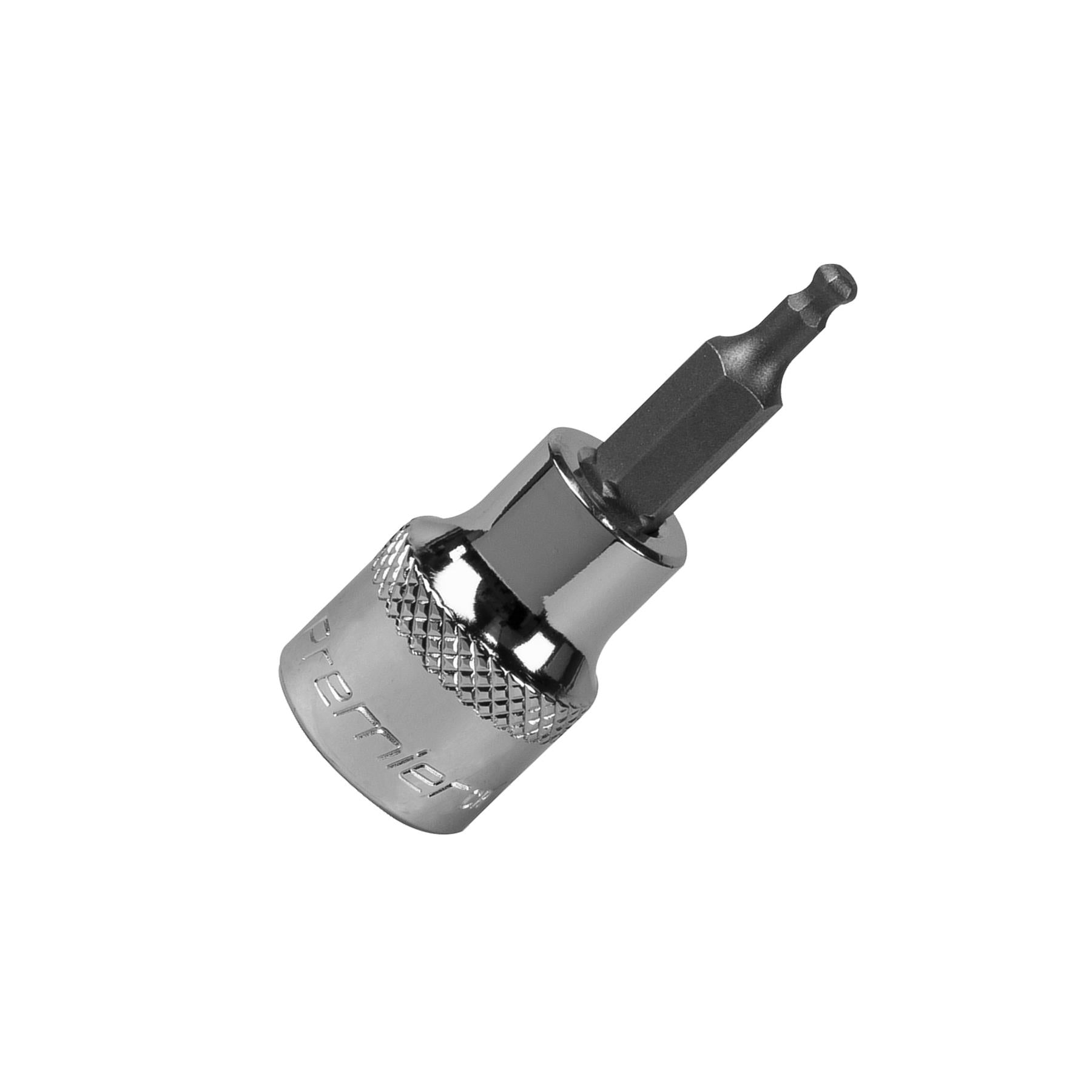 Sealey Ball-End Hex Socket Bit 3mm 3/8"Sq Drive Chrome Vanadium Steel