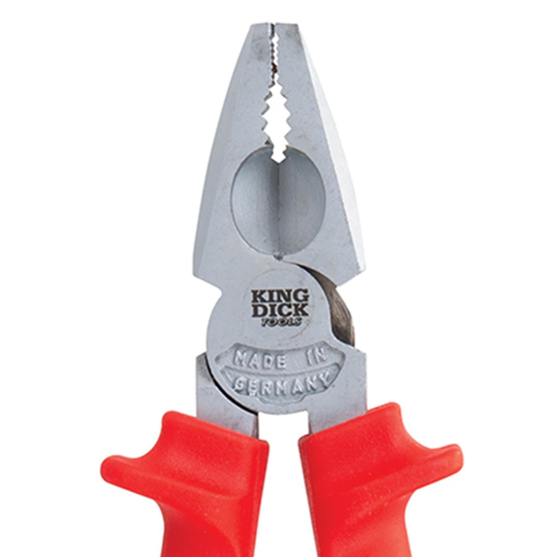 King Dick VDE Combination Pliers 180mm  High-Grade Steel