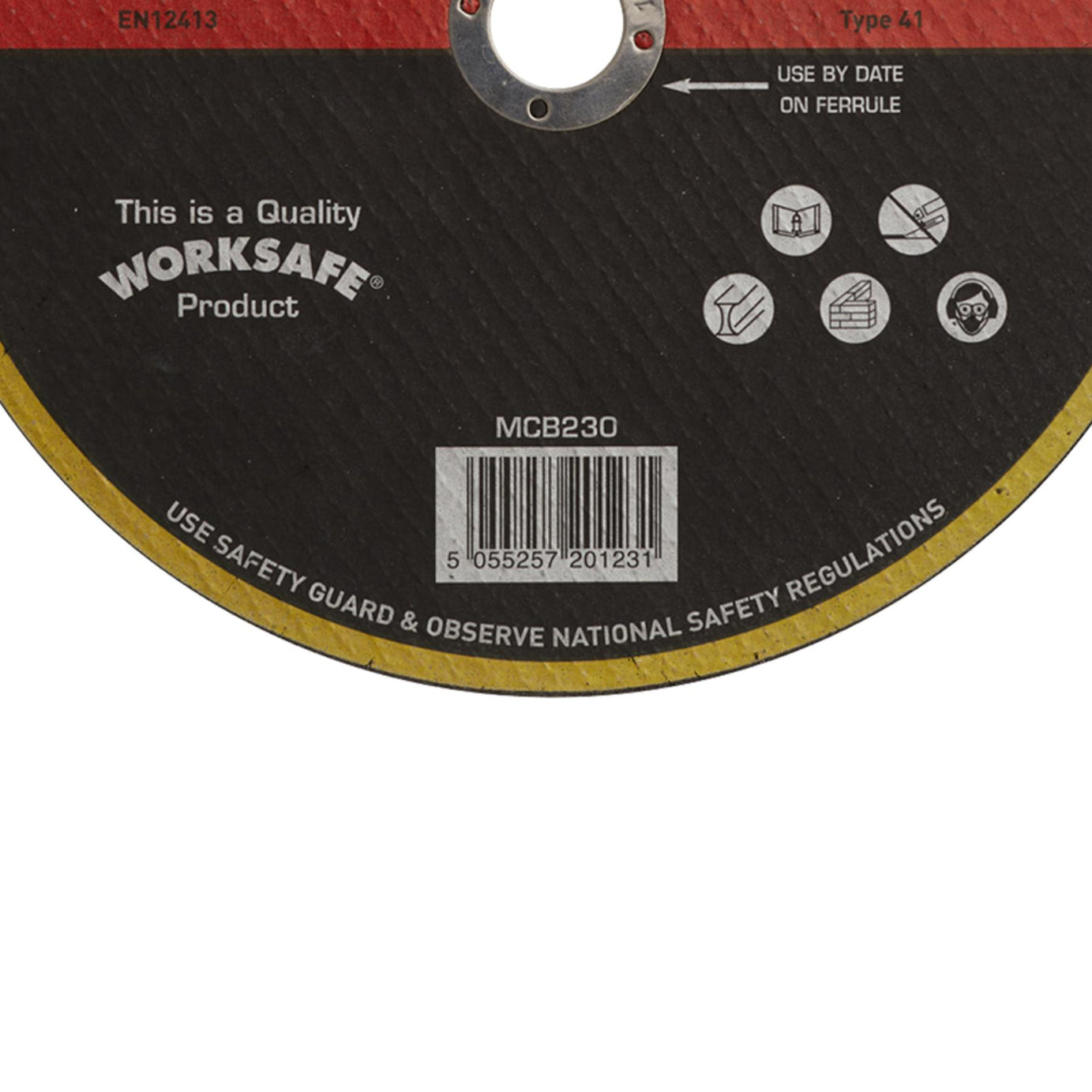 Multi-Cut Disc 230 x 2 x 22mm. Suitable for cutting mild steel Sealey