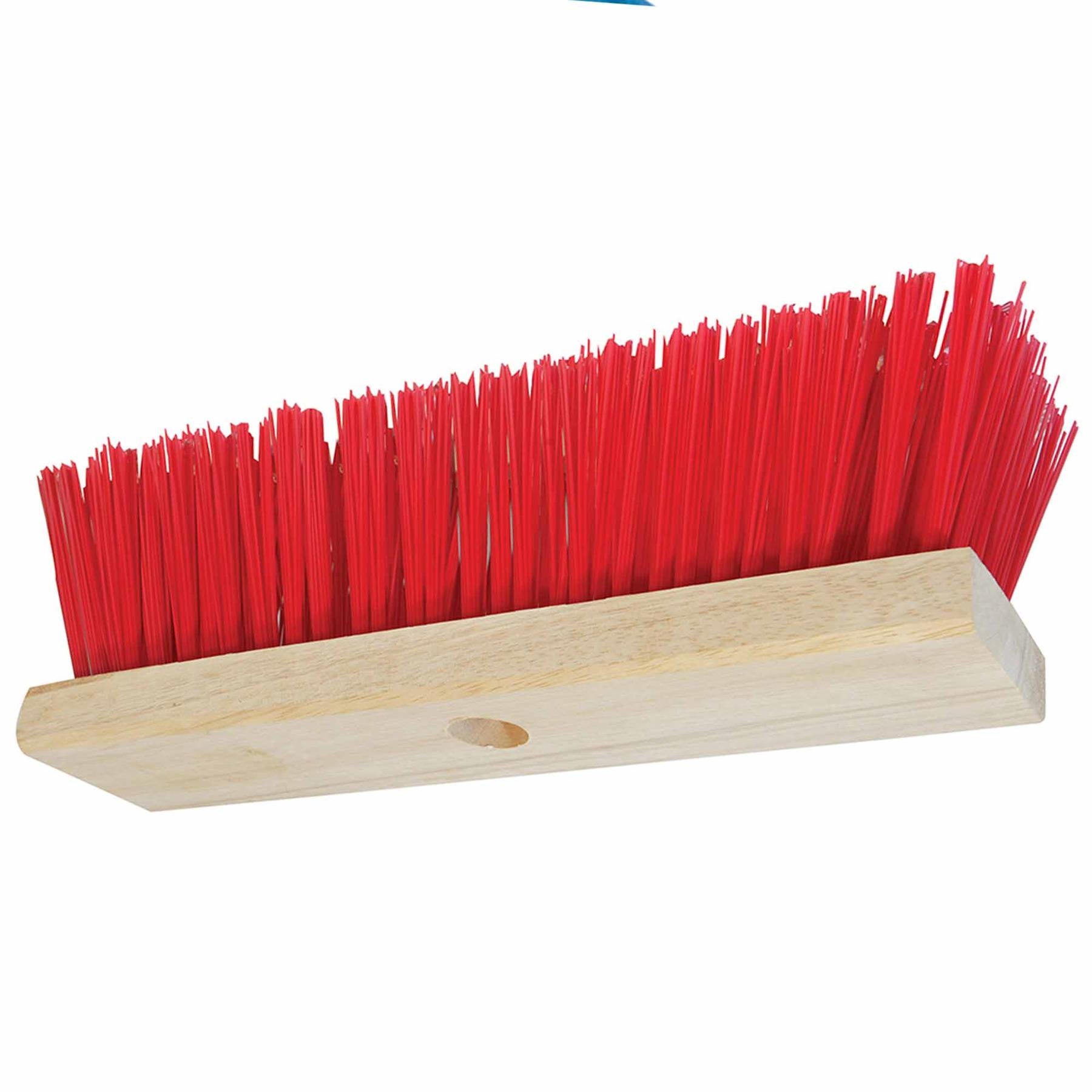 Broom Pvc 300mm (12") Indoor Outdoor Cleaning Office Home With Pvc Bristles