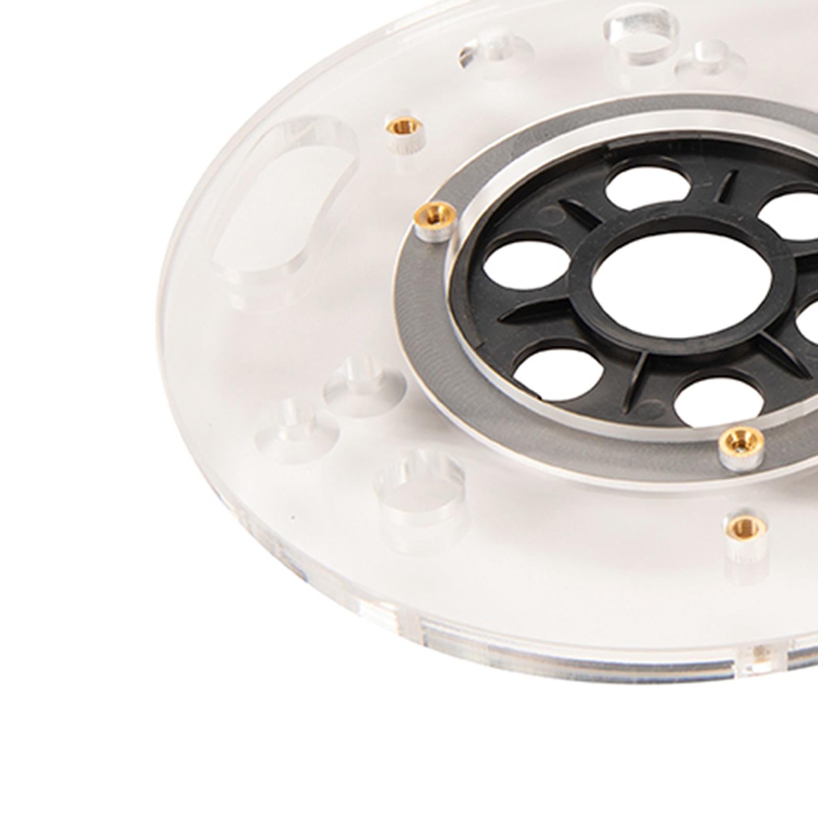 Universal Router Base Acrylic Pre-Drilled Base Fits Popular Routers 305mm (12")