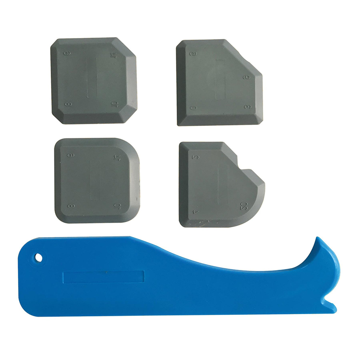 5pc Sealant Smoothing Sink Silicone Grout Spreader Shower Caulk Finishing Tools