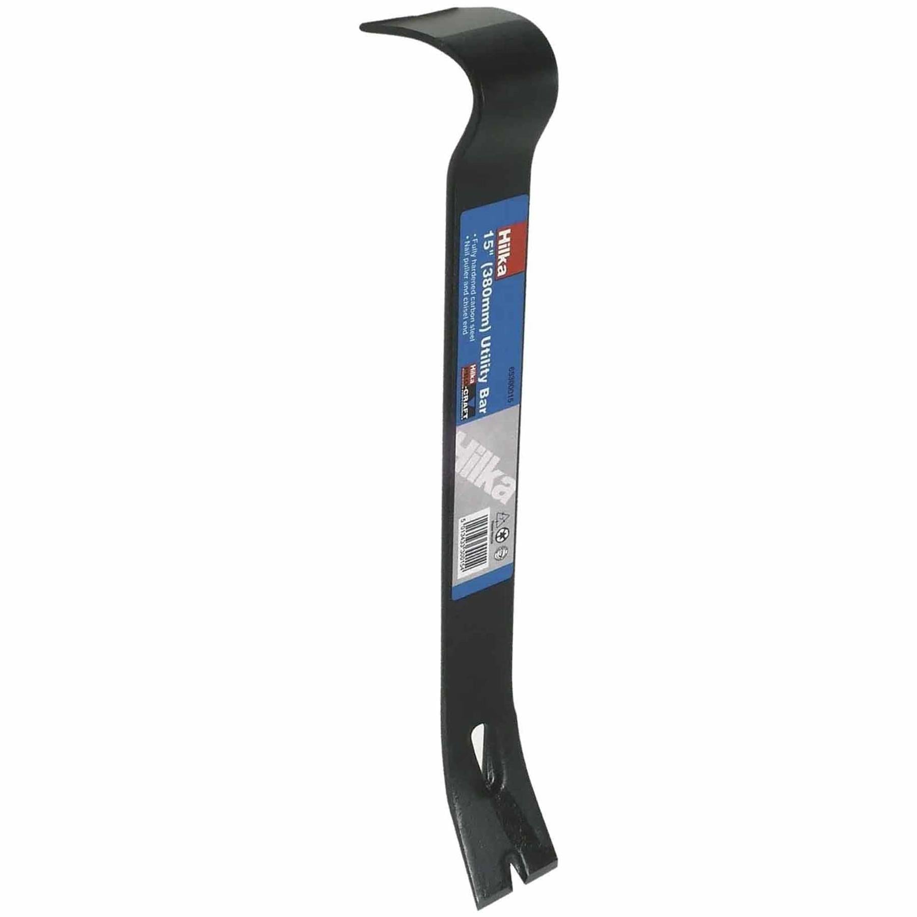 15" Flat Nail Pry Bar Utility Puller Crowbar Floorboards 380x35x6mm Lever Prise