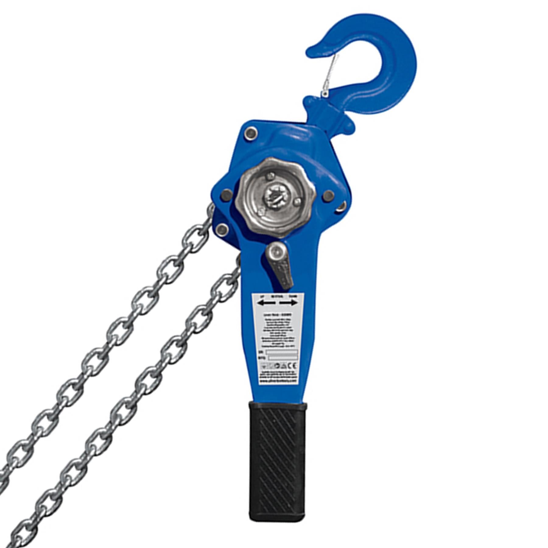 Lever Hoist 750Kg Compact Lightweight Winch Hand Ratchet Pull Lift DIY