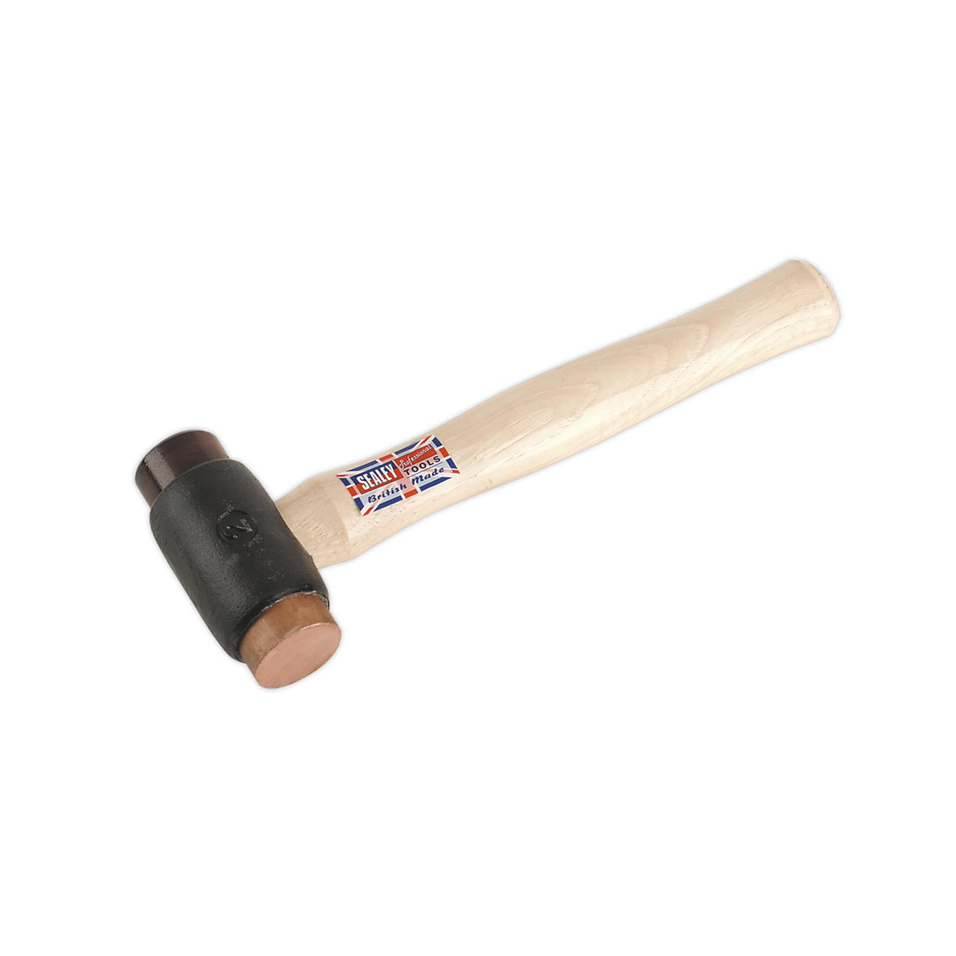 Sealey Copper/Rawhide Faced Hammer 2.25lb Hickory Shaft