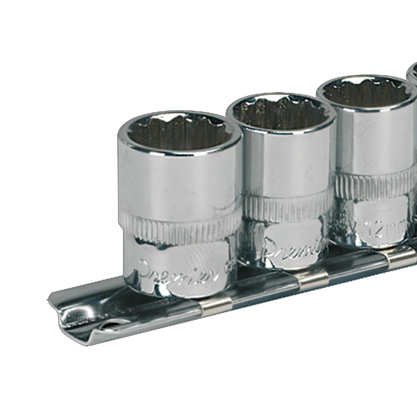 Sealey Socket Set 13pc 1/4"Sq Drive 12pt WallDrive Metric