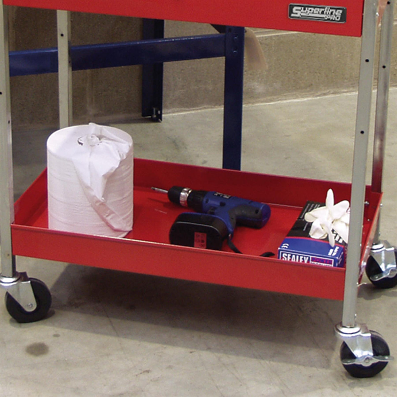 Sealey Trolley 2-Level Heavy-Duty with Lockable Top
