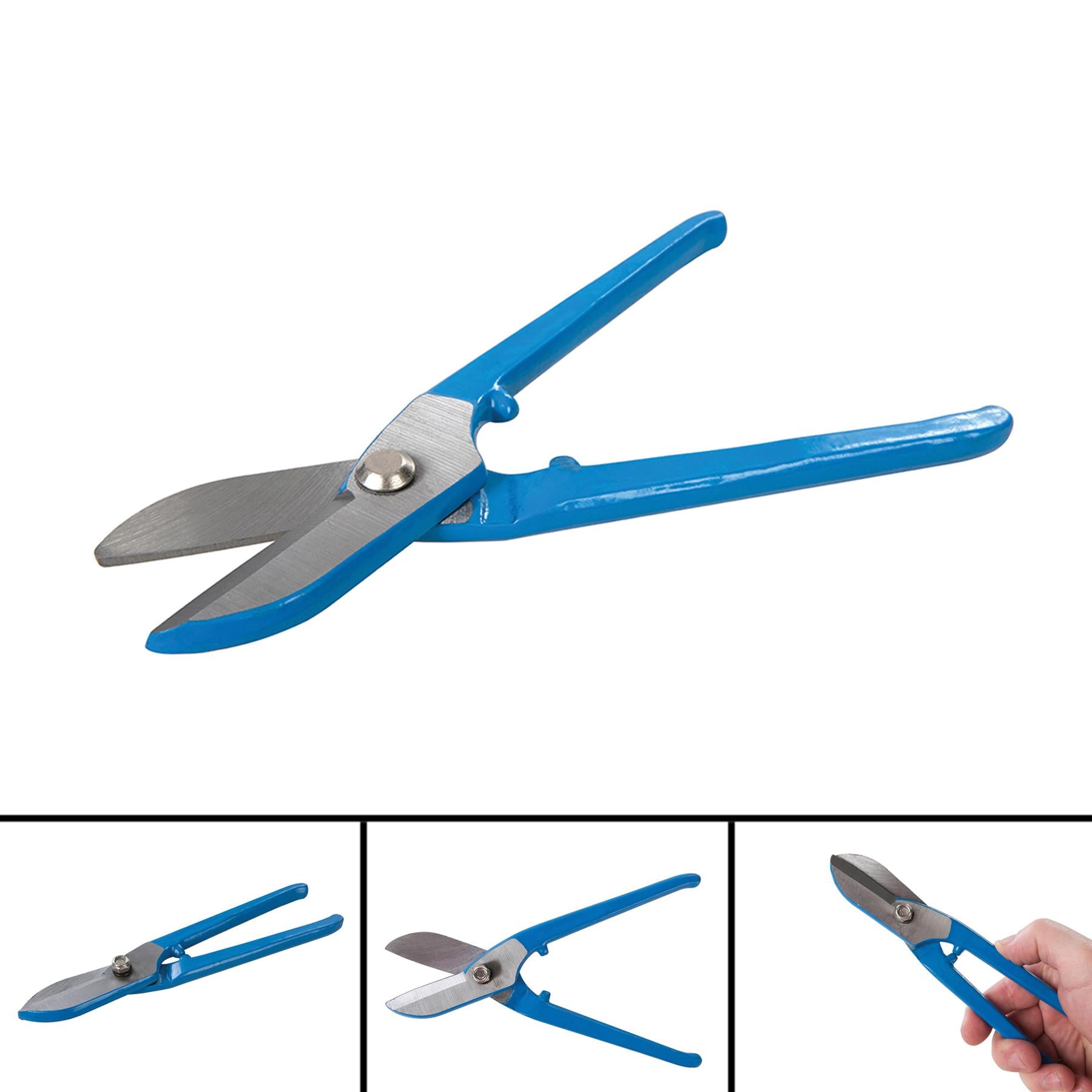 Tin Snips 250mm Sheet Metal Cutting Cutter Shear Workshop Garage DIY