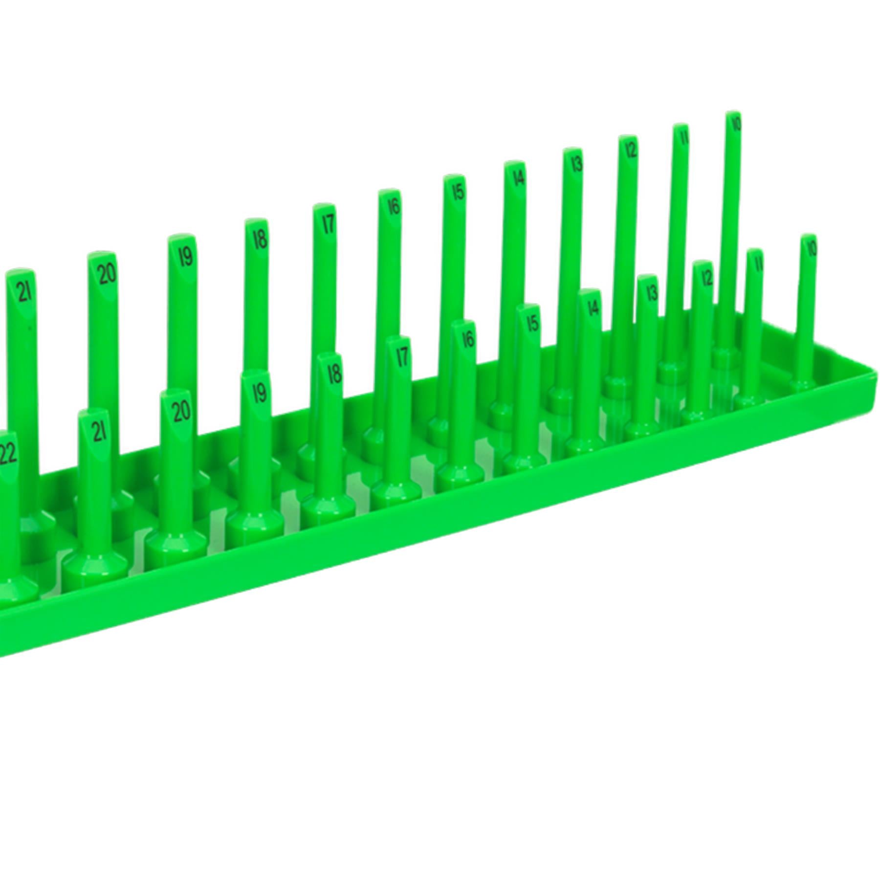 Sealey Socket Holder 1/2"Sq Drive 10-27mm Hi-Vis Green