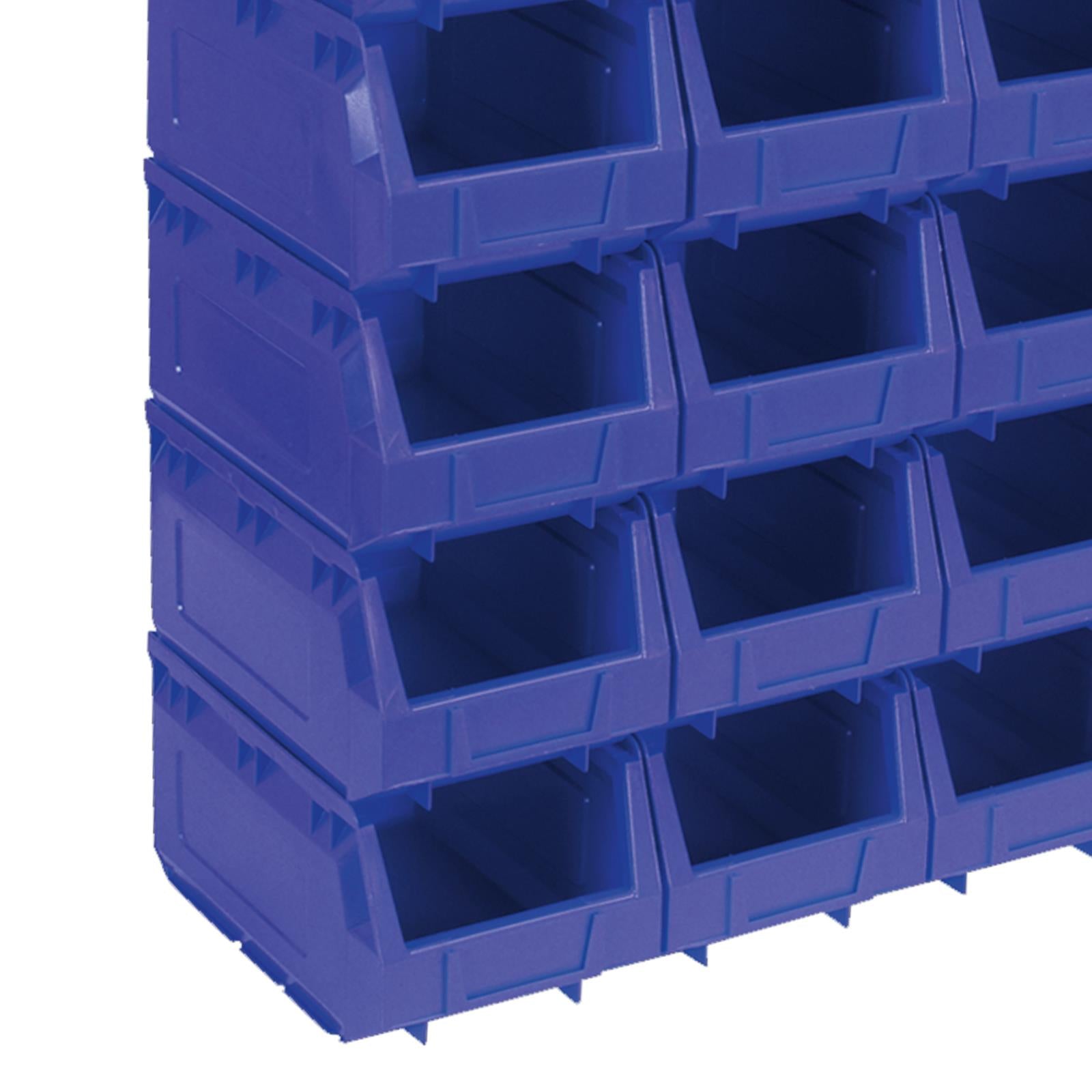 Sealey Plastic Storage Bin 150 x 240 x 130mm - Blue Pack of 24
