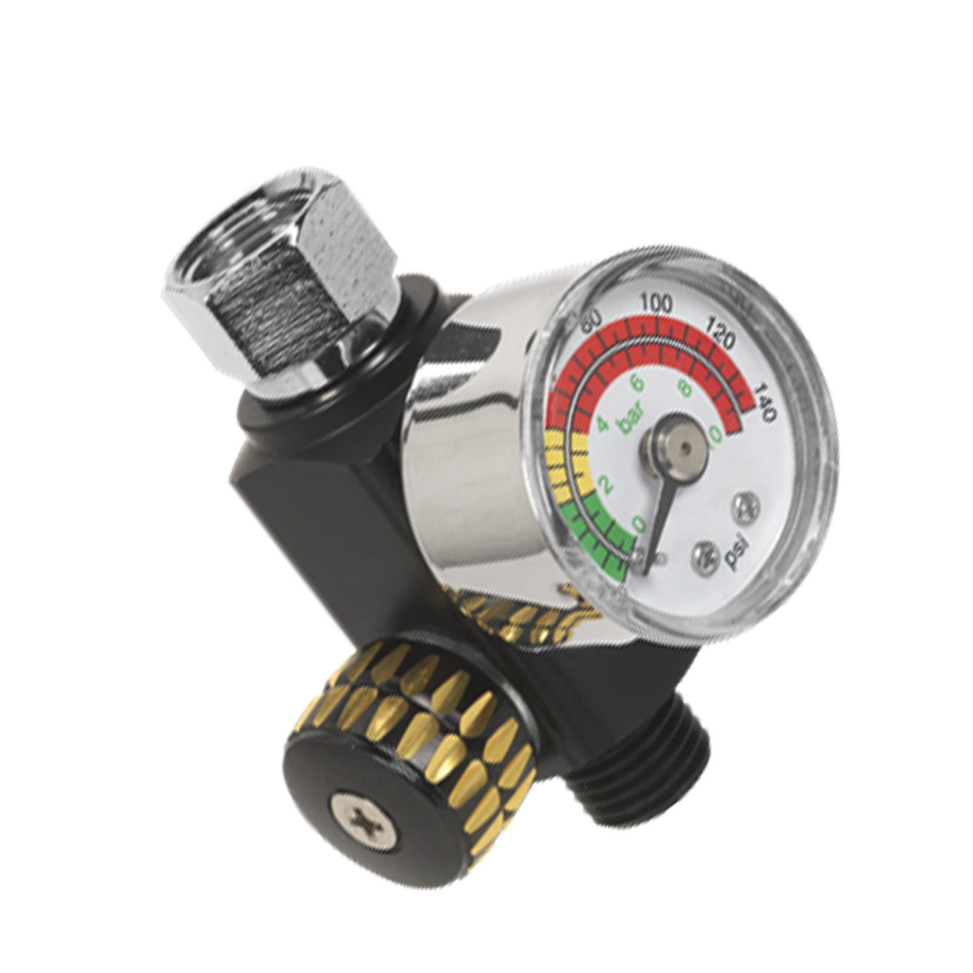 Sealey On-Gun Air Pressure Regulator/Gauge