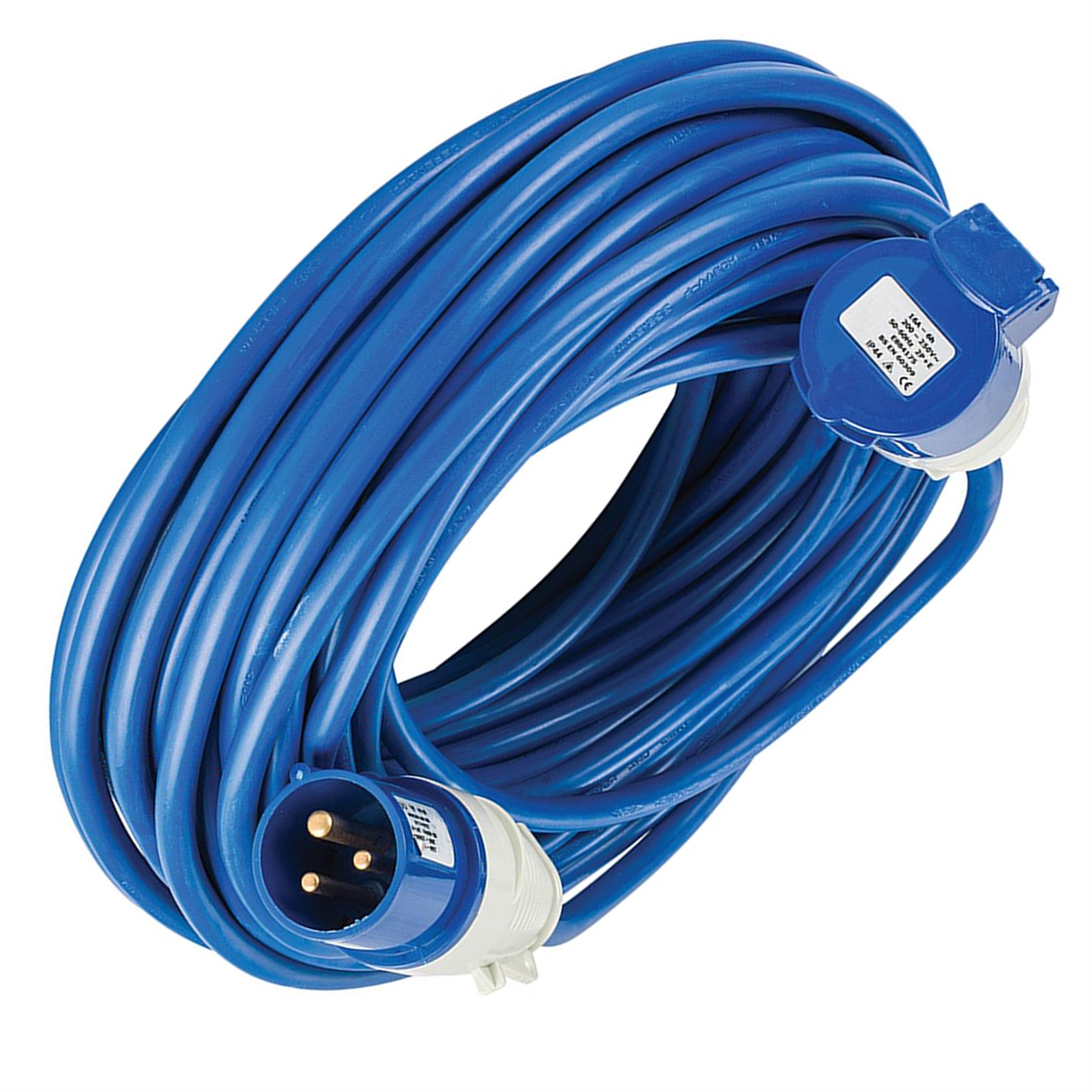 Defender Arctic Extension Lead Blue 2.5mm2 16A 25m 230V