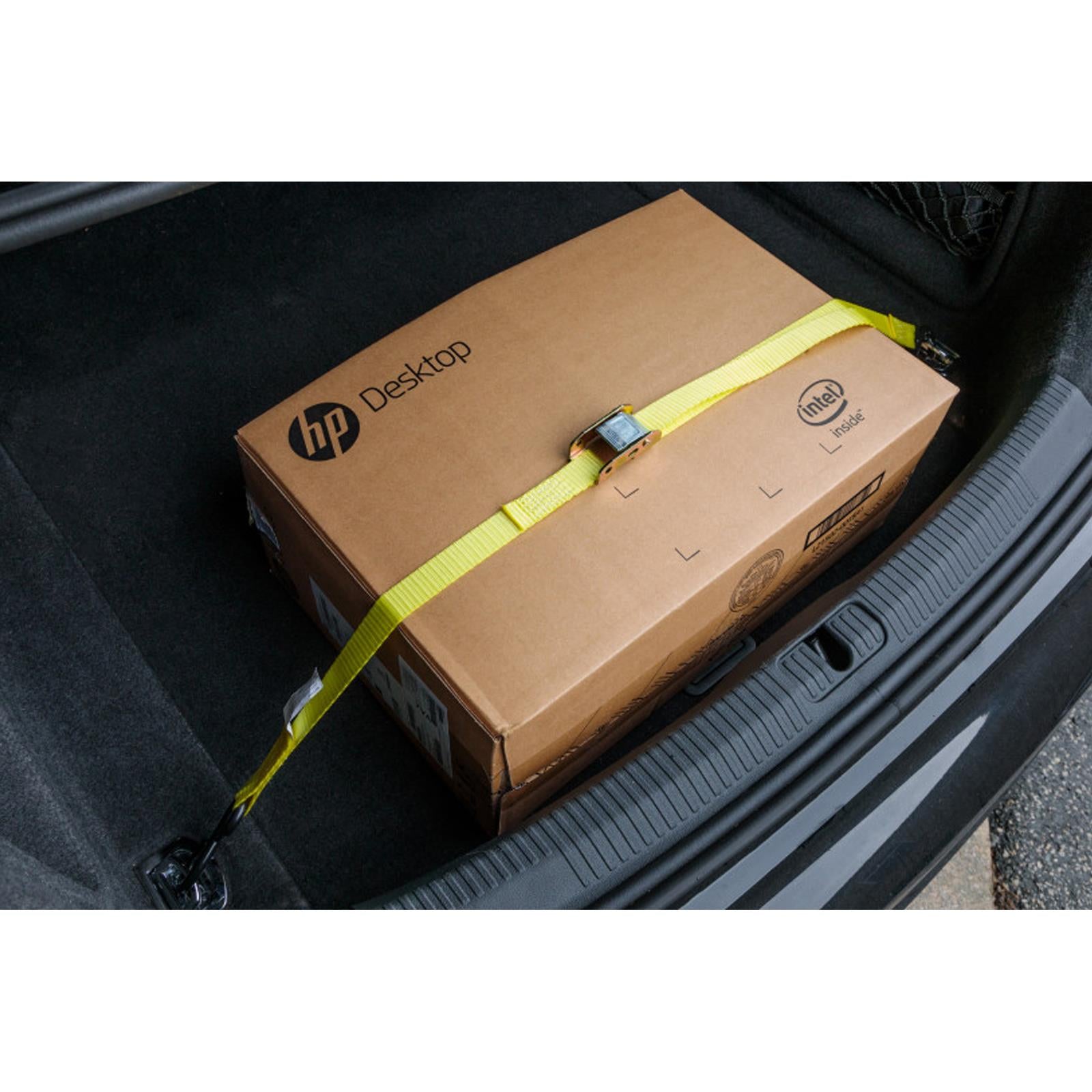 BlueSpot S Hook Cam Buckle (25mm x 2m/6ft) Polyester Webbing With Hooks Tiedown Loads