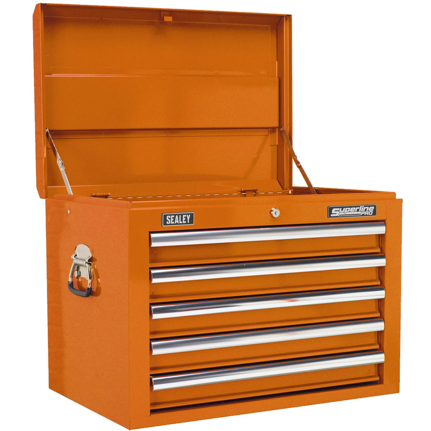 Sealey Topchest 5 Drawer with Ball Bearing Slides - Orange