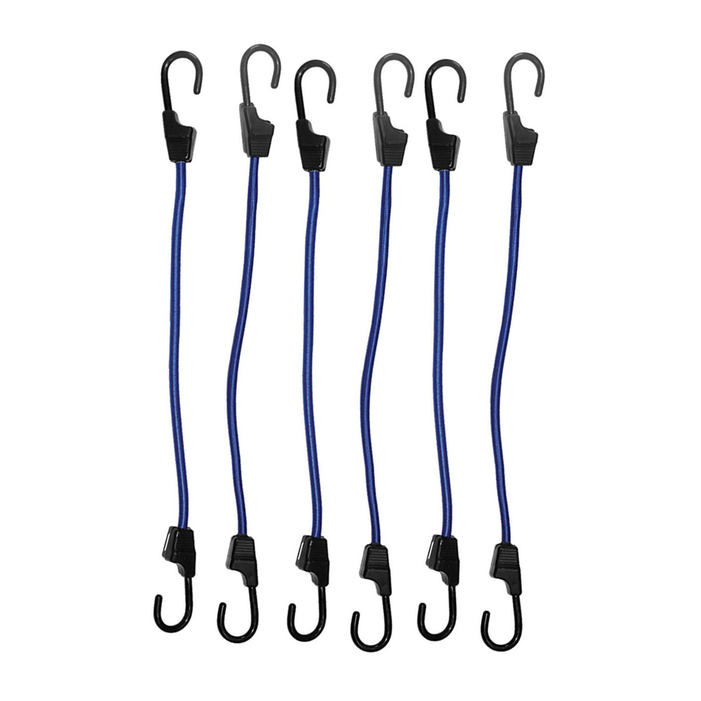 Bungee Cords 400mm Strong 6Pk Secure Luguage Load In Car Vans Bicycle Racks