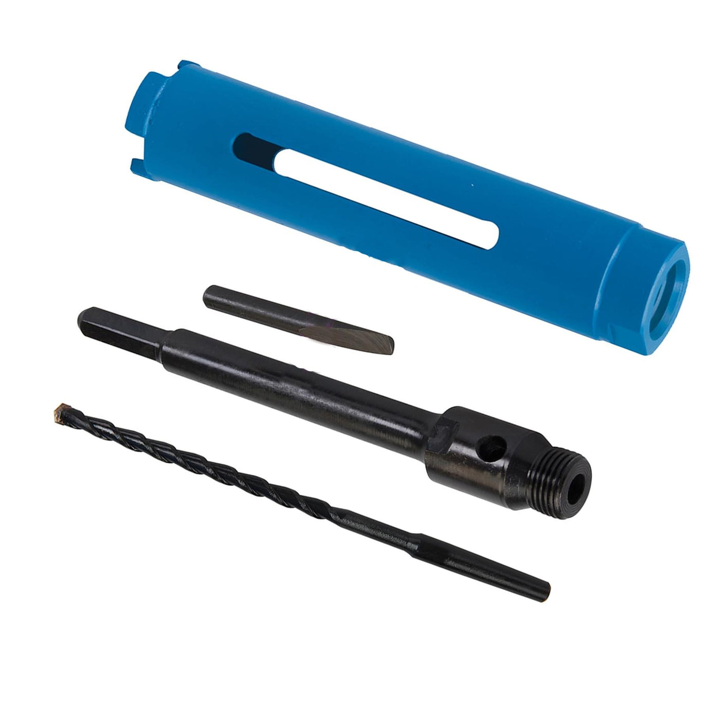 New 38mm X 150mm Diamond Core Hole Saw With Hex Arbor & Pilot Hole Drill Brick