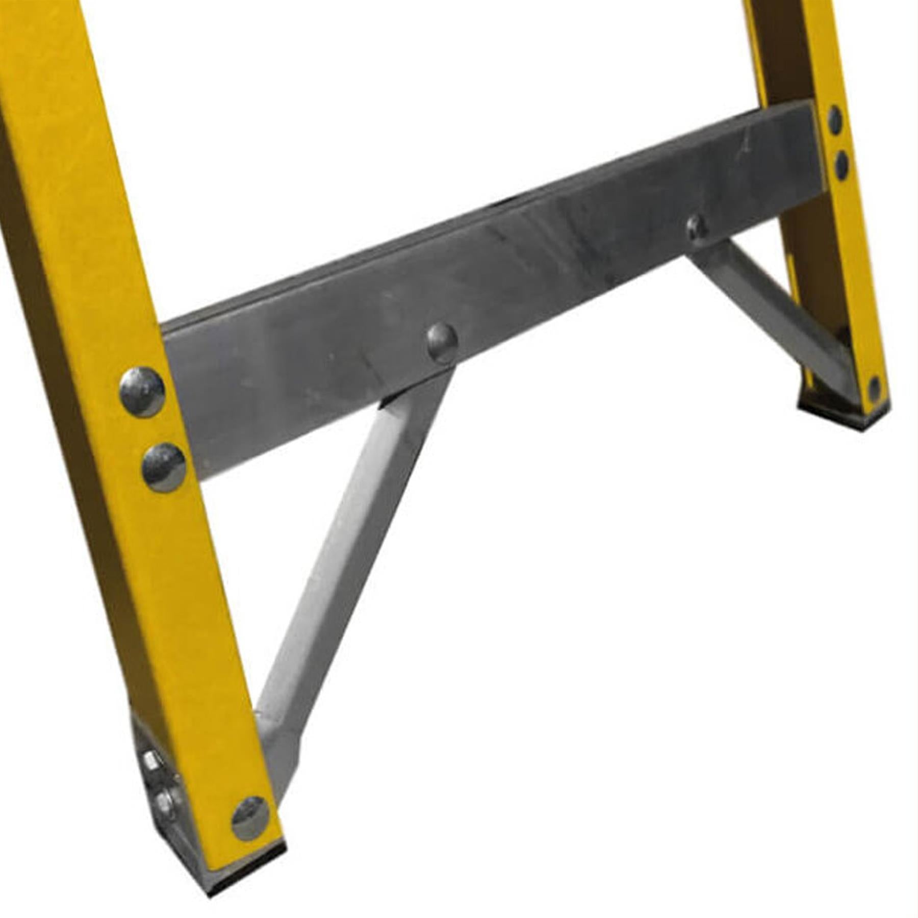 Dapetz PRo 10 Tread GRP Fibreglass Platform Step Ladder 3.22m,150 Kg, Made In Uk