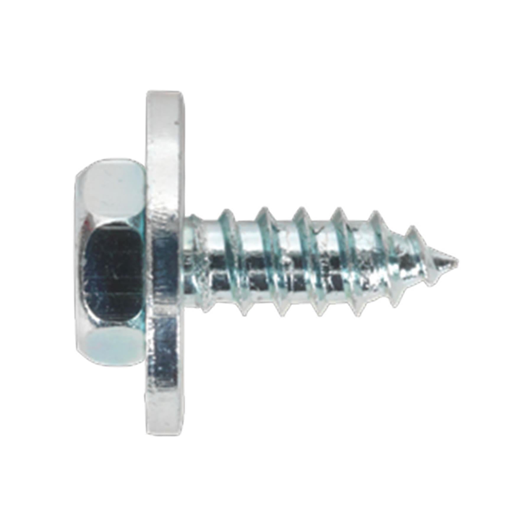 Sealey Acme Screw with Captive Washer M10 x 1/2" Zinc Pack of 100