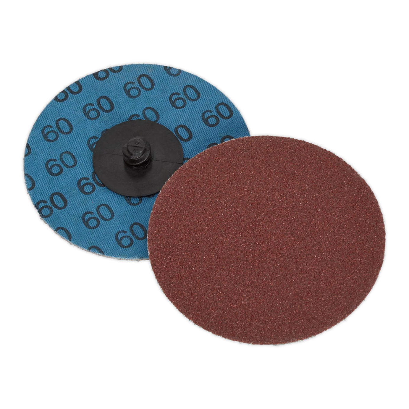 Sealey Quick-Change Sanding Disc 75mm 60Grit Pack of 10