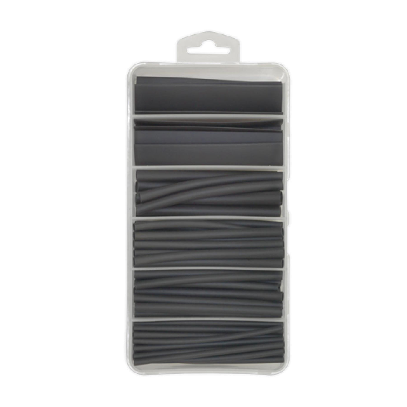 Sealey Heat Shrink Tubing Assortment 95pc 100mm Black