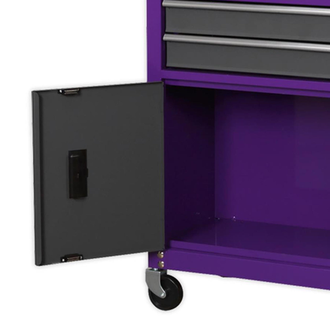 Sealey Topchest & Rollcab Combo 6 Drawer - Purple/Grey