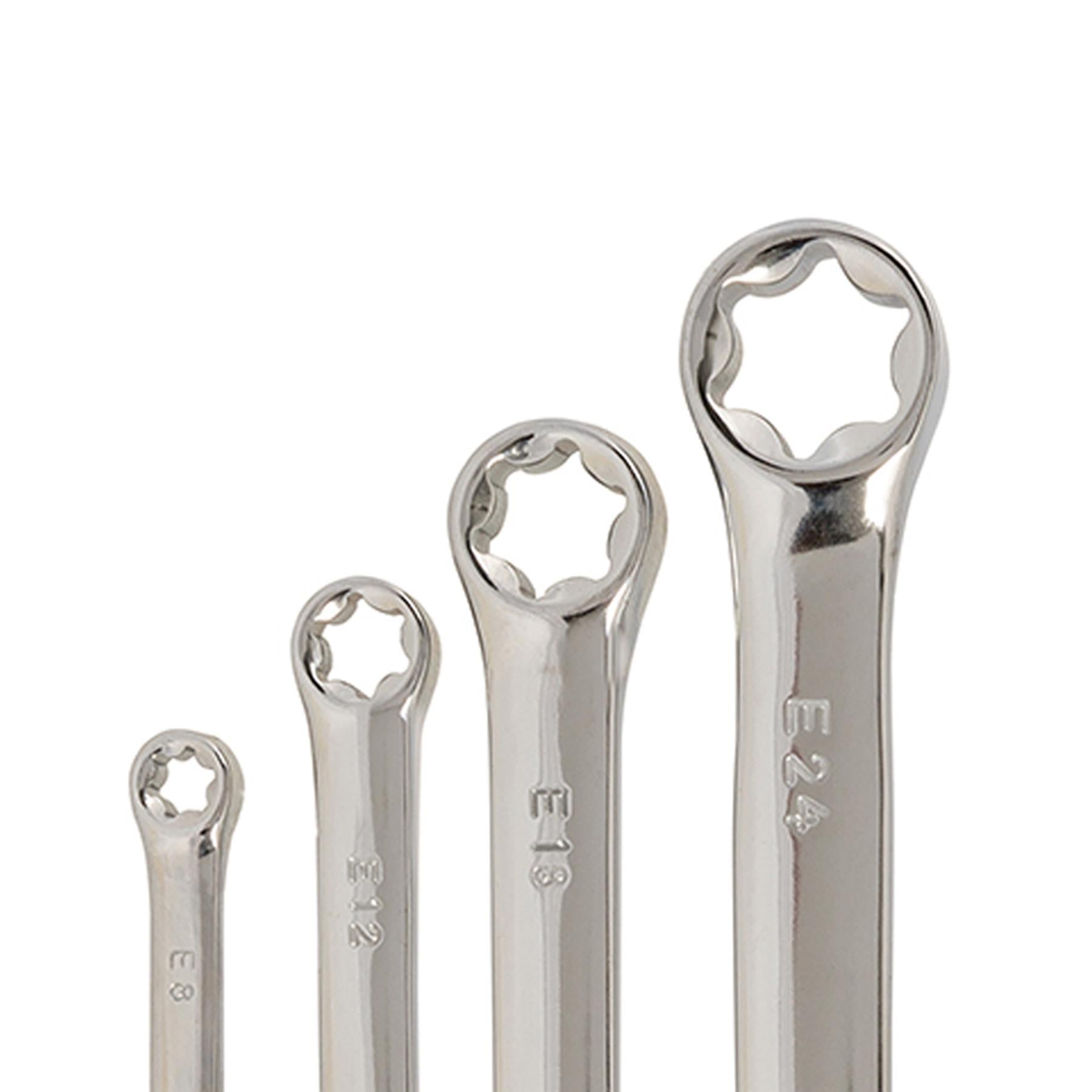 Torx Ring Spanner Set Trx Spanner Set 4Pc In A Nylon Tool Roll