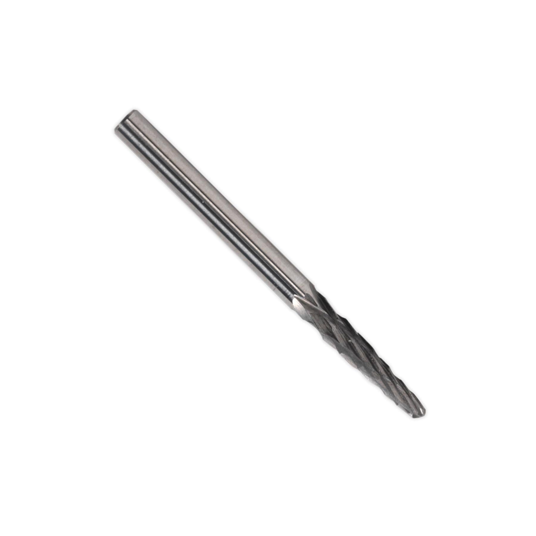 Sealey Micro Carbide Burr Ball Nose Taper 3mm Pack of 3