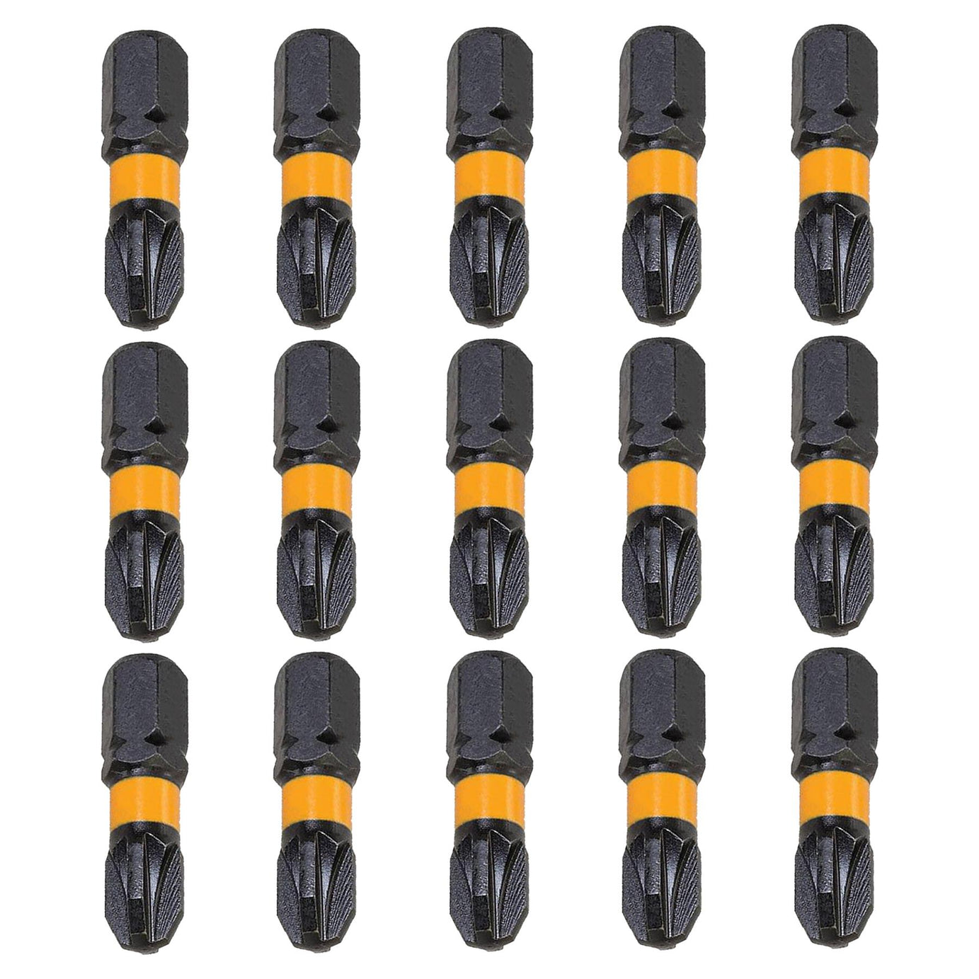 IMPACT SCREWDRIVER BITS PZ3 HEAD 25MM SCREW DRIVER BIT X 15