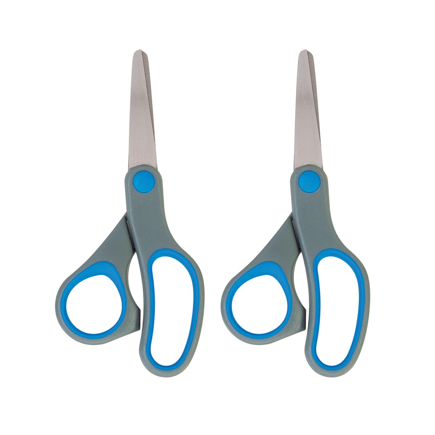 2Pk Scissors - 140mm (5 ½) Stainless Steel S2 Steel Bits In Handy Storage Case