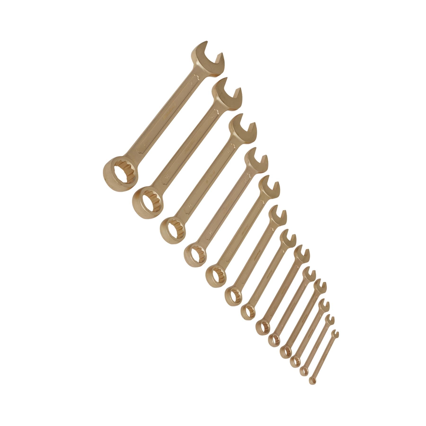 Sealey Combination Spanner Set 13pc 8-32mm - Non-Sparking