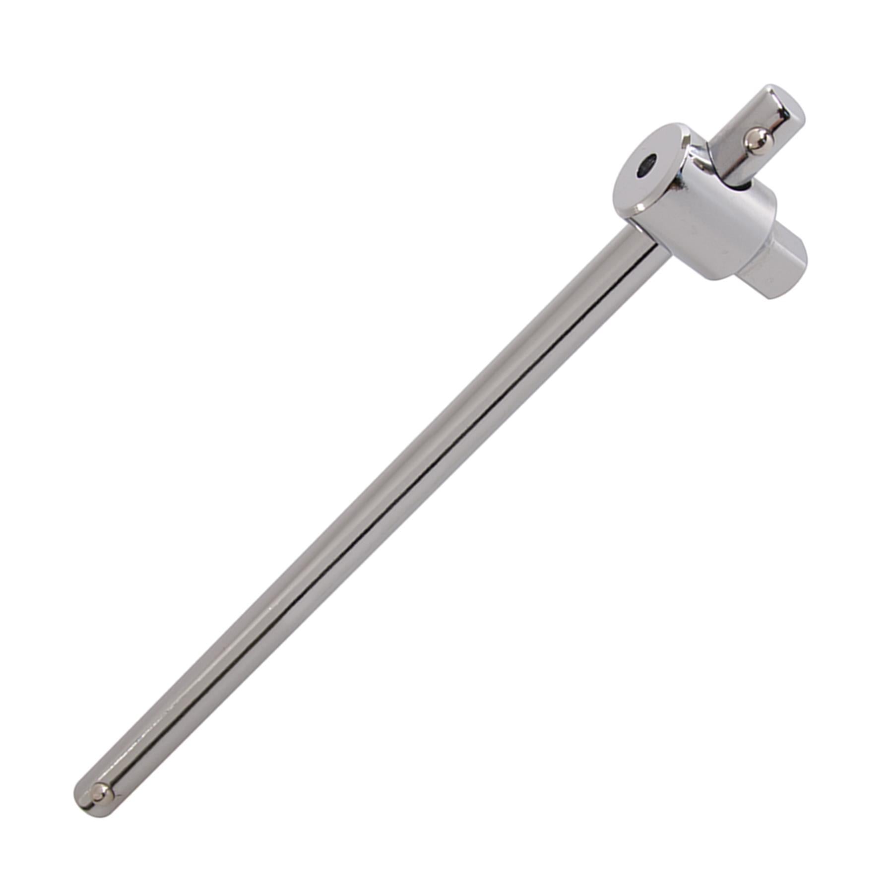Sliding T-Bar 3/8" 200mm Handle Socket Drive Sping Loaded Strong Hardend