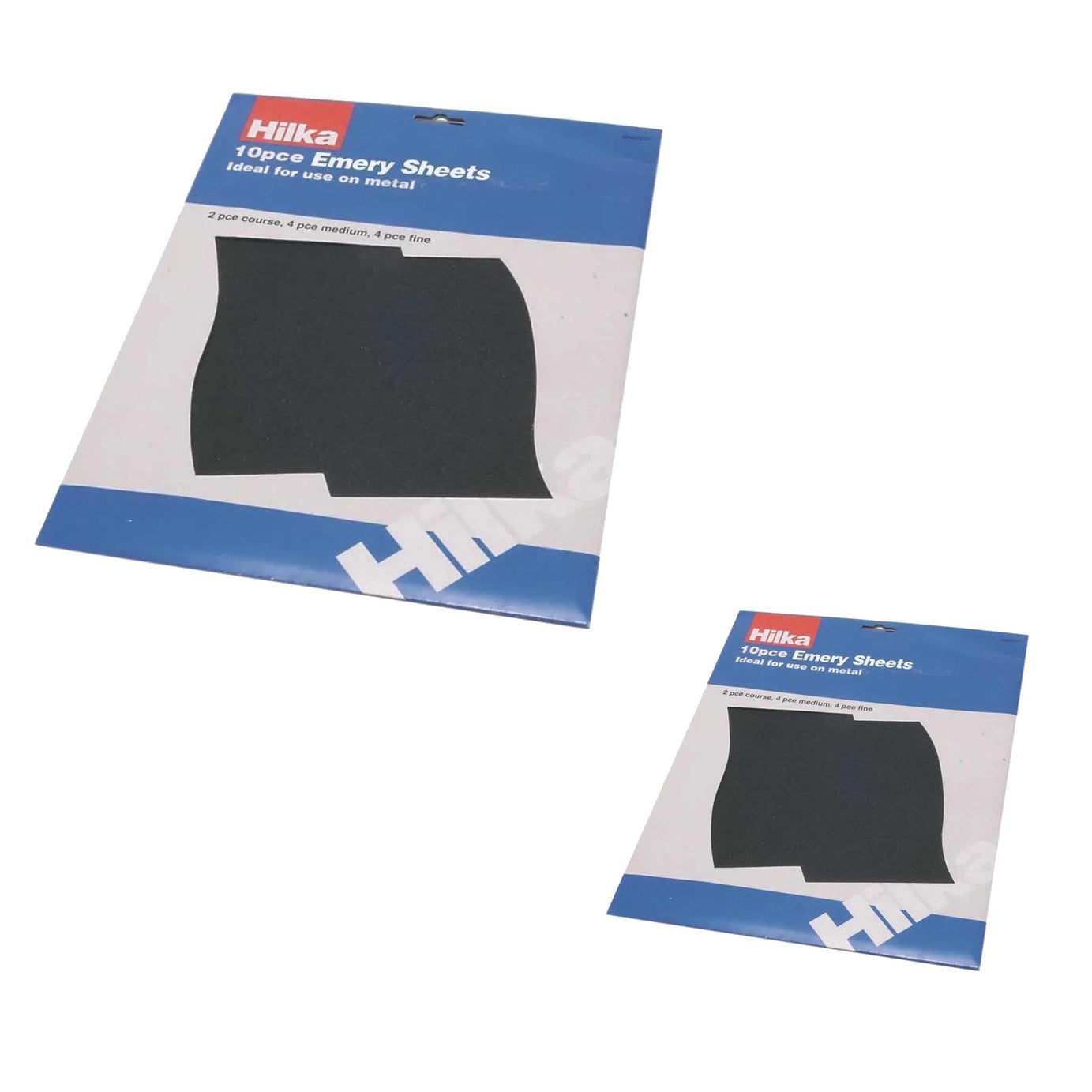 10Pcs Wet & Dry Assorted Emery Sand Paper Fine Extra Fine Medium Coarse Sheets