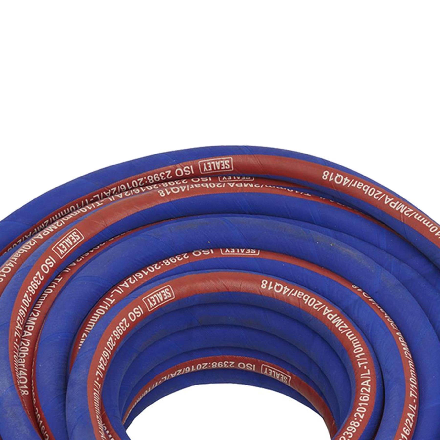 Sealey Extra Heavy Duty Rubber Air Compressor Hose 20m Metre 1/4"BSP 10mm Bore