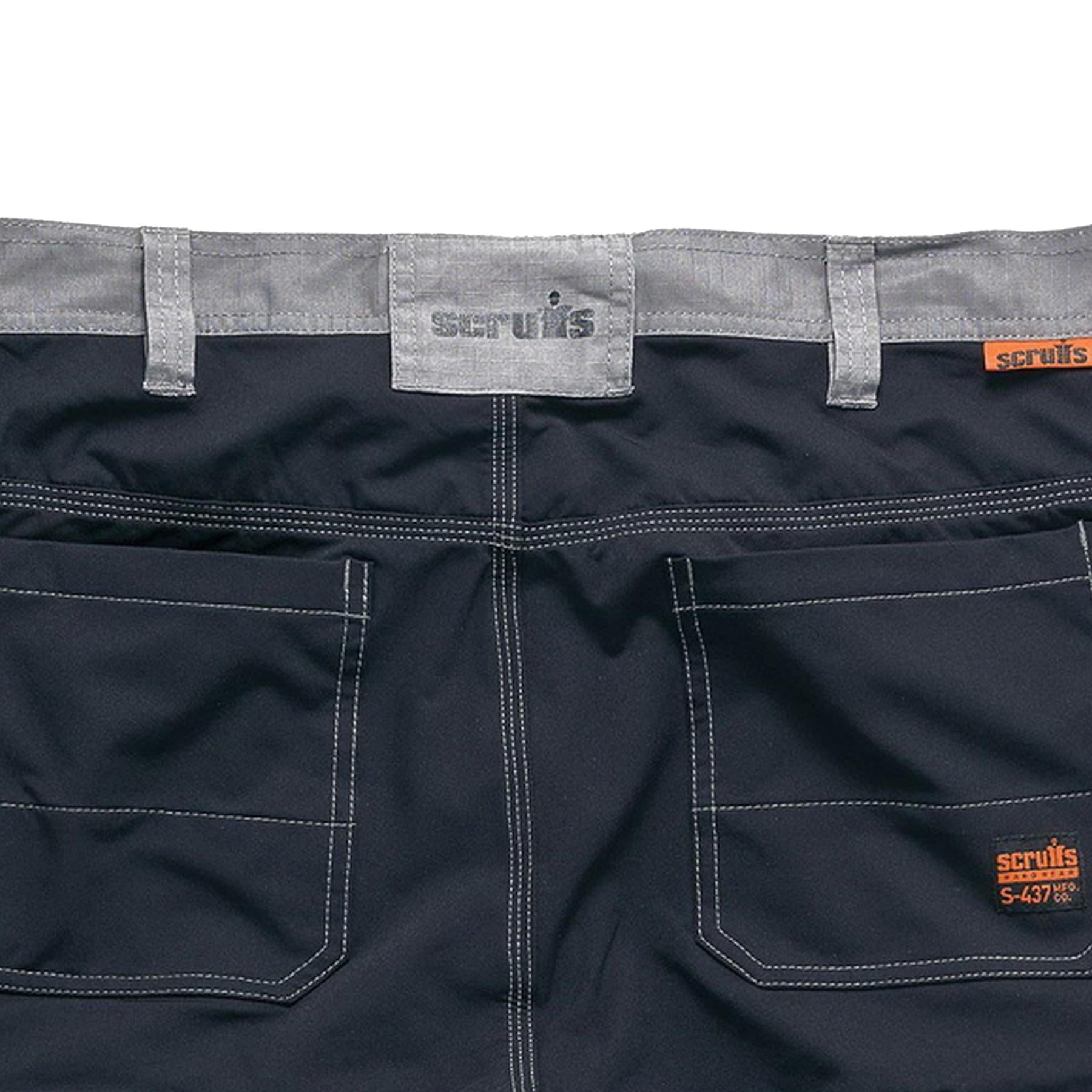 Scruffs Flex Work Shorts 32"W Men's Combat Cargo Trade Graphite