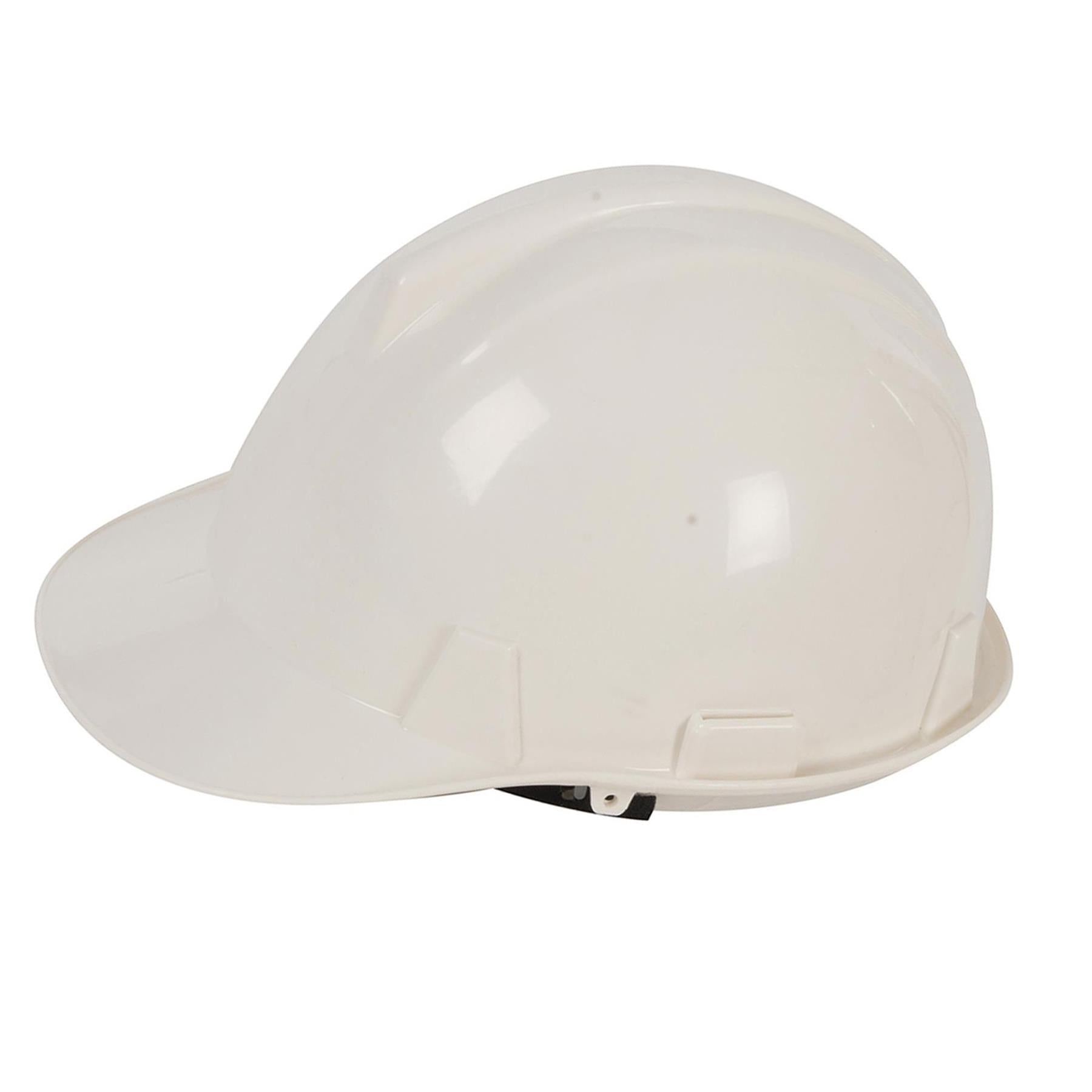 Safety Hard Hat White Builder Impact Ppe Protective Hi Vis Comfort New