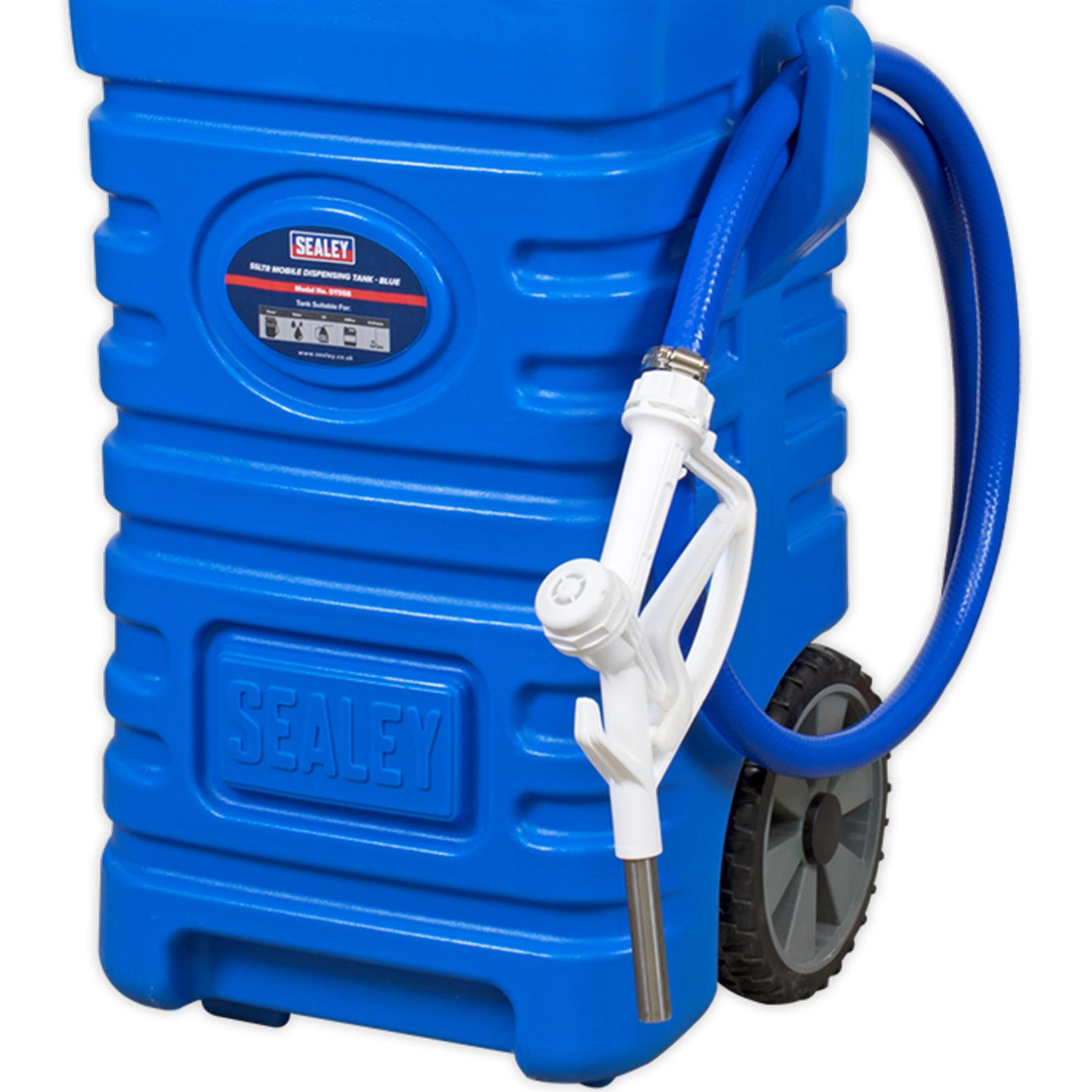 Sealey Mobile Dispensing Tank 55L with AdBlue Pump - Blue
