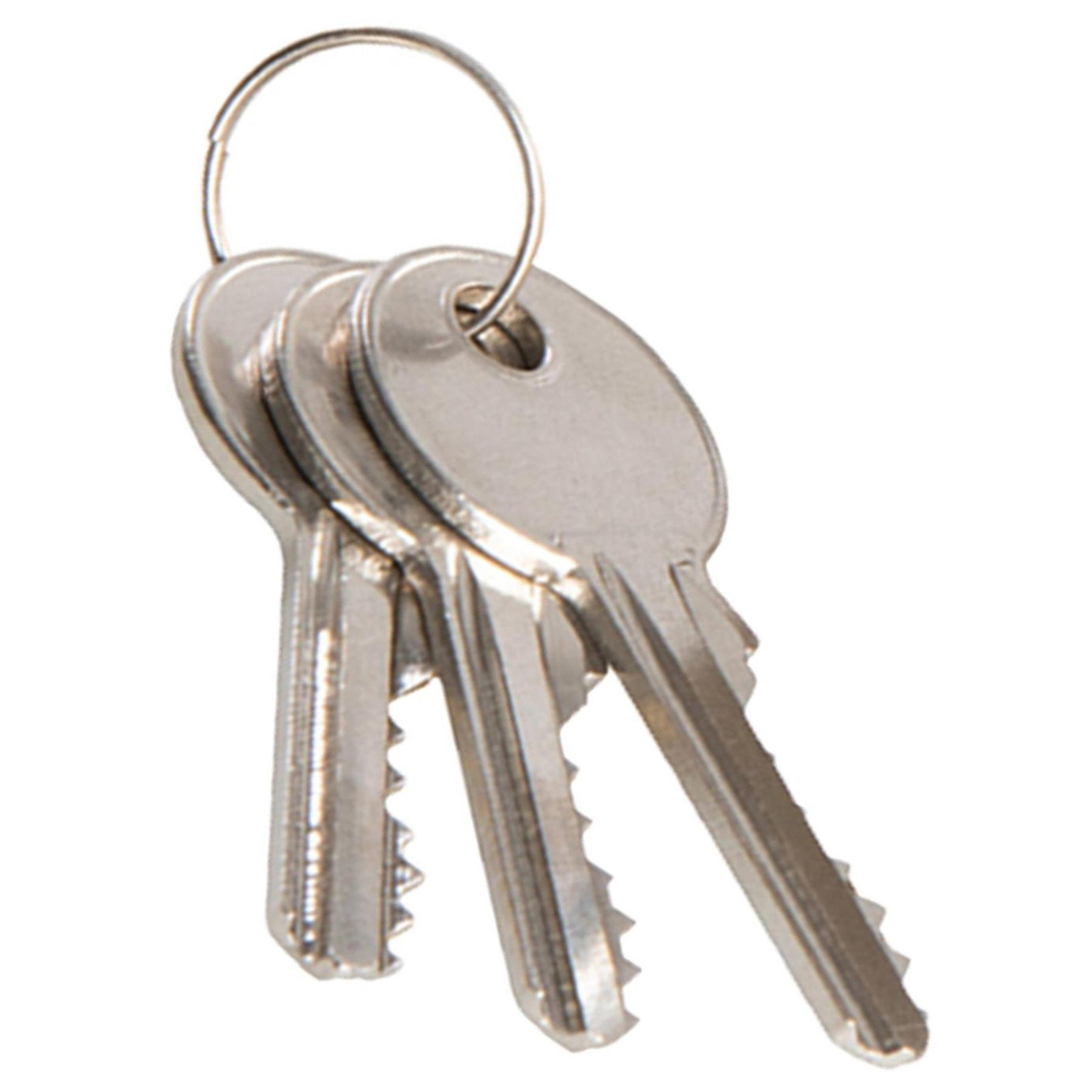 Brass Padlock Long Shackle 50mm Multi-Pin Tumbler Includes 3 Brass Keys