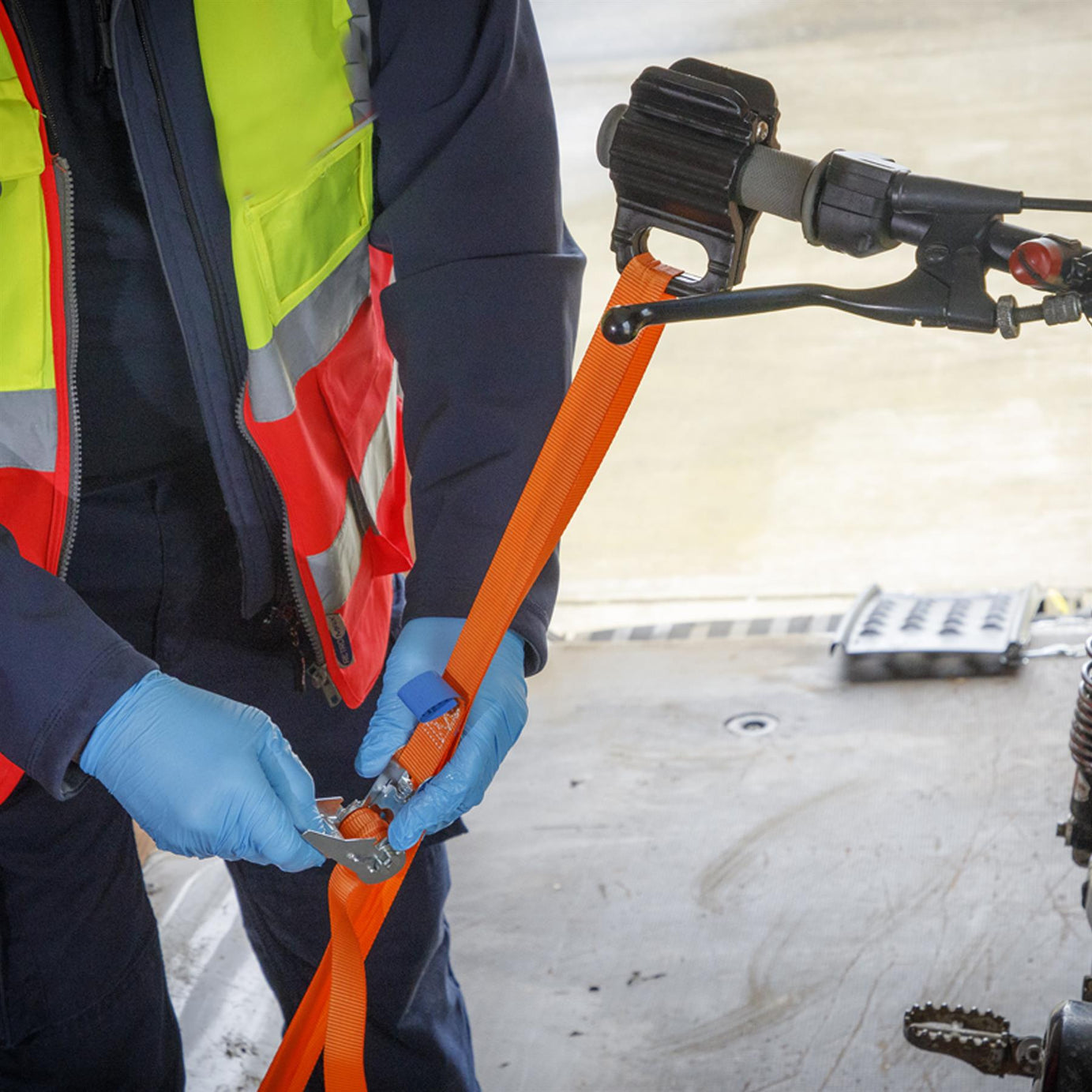 Sealey Handlebar Tie Down Clamp - Pair