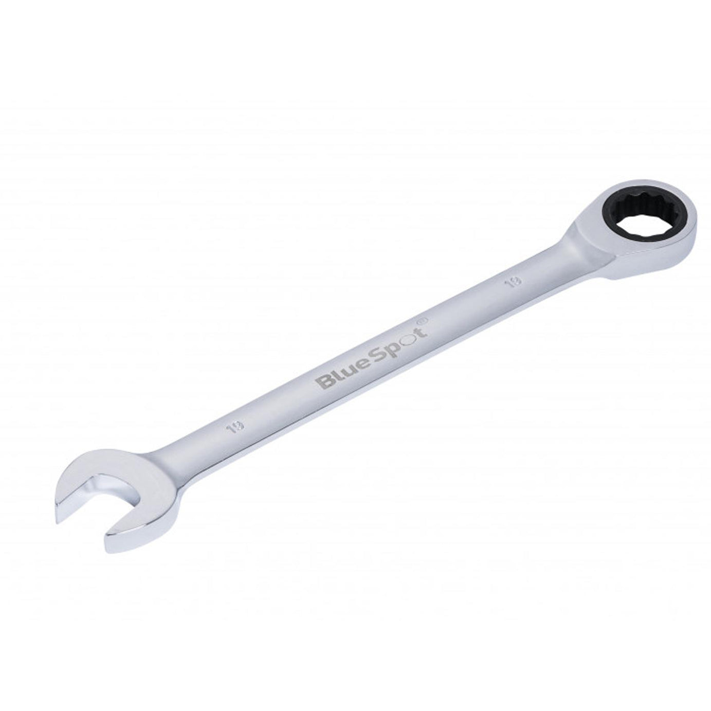 Blue Spot Fixed head Ratchet Spanner Combination Ring open end Wrench 19mm