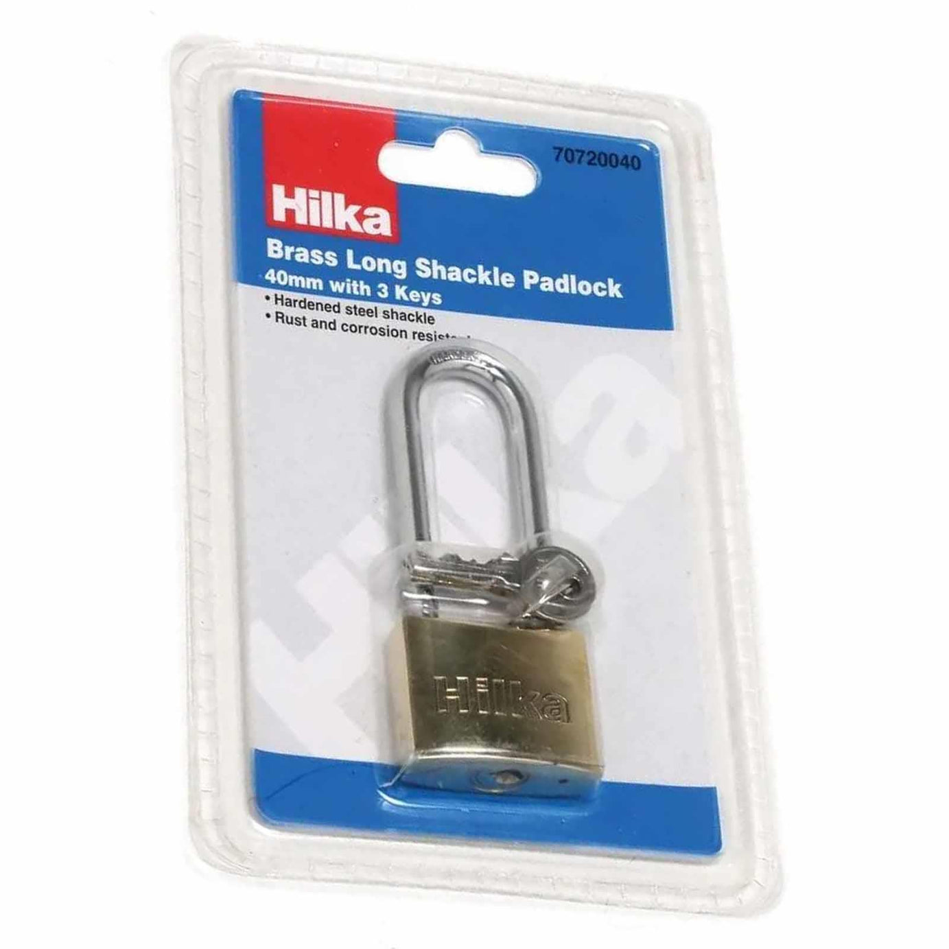 Brass Long Shackle Padlock