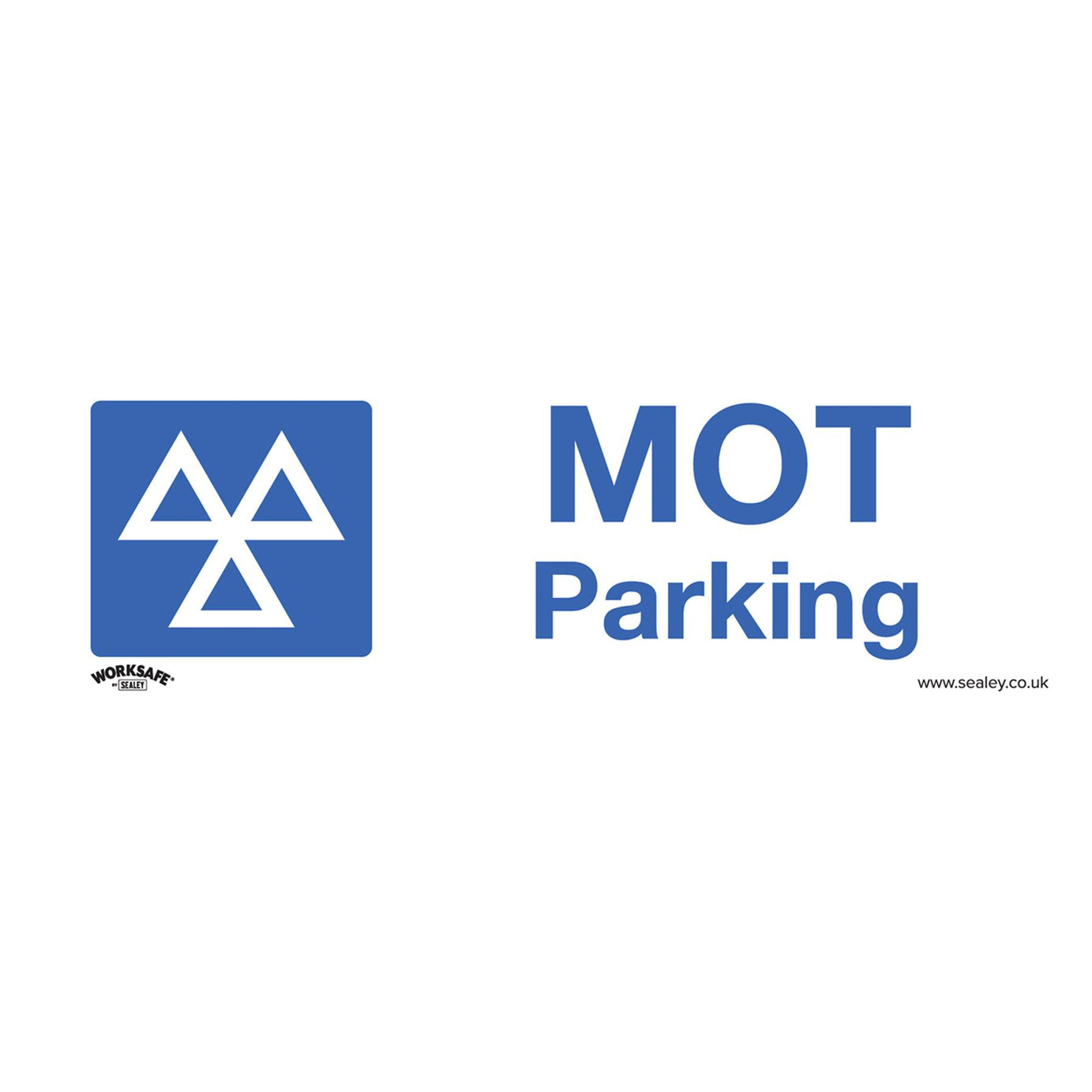 Warning Safety Sign - MOT Parking - Rigid Plastic