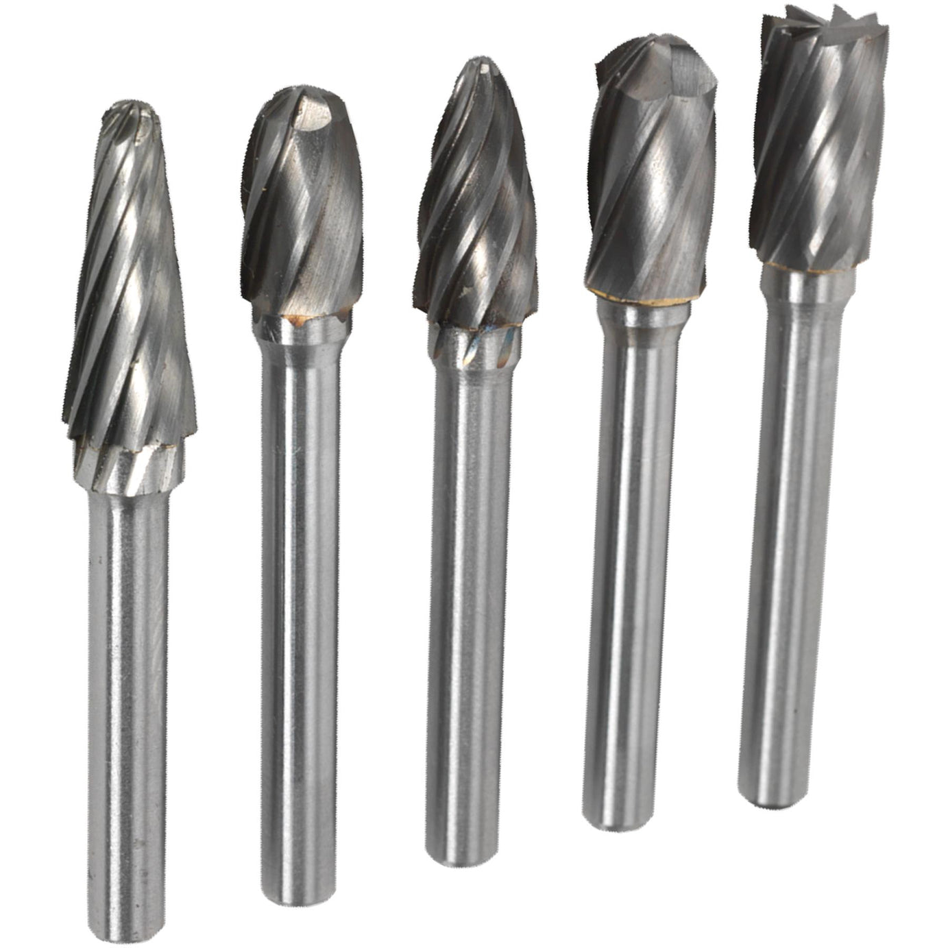 Sealey Tungsten Carbide Rotary Burr Set 5pc Ripper/Coarse