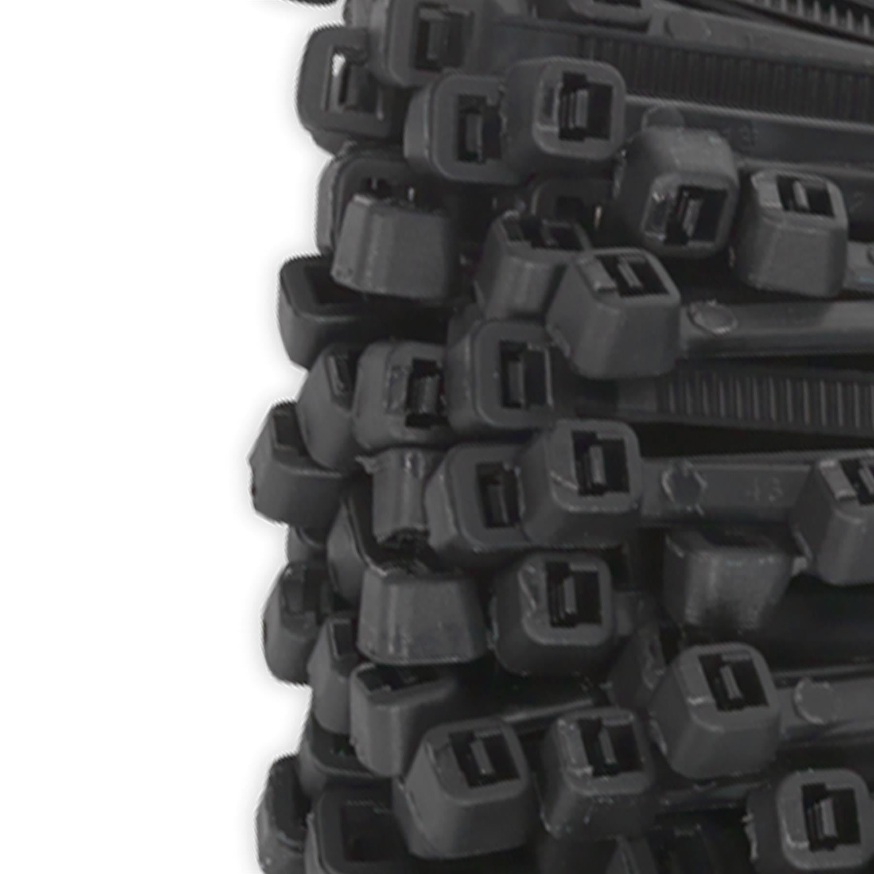 Sealey Cable Tie 150 x 3.6mm Black Pack of 100, Manufactured From Nylon