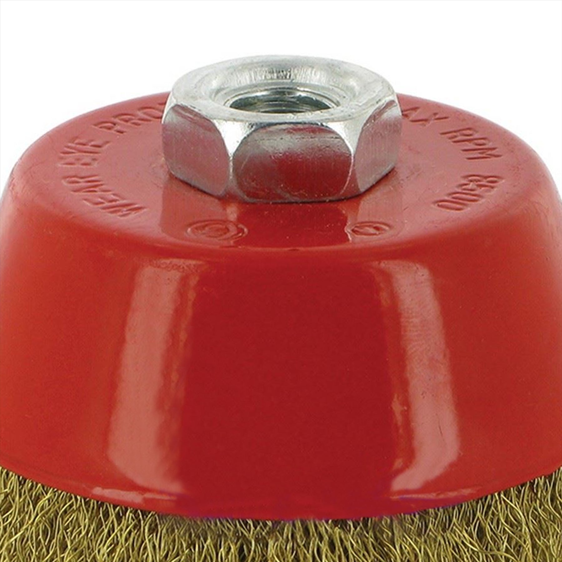 Brass Crimp Cup 100mm Hand Tools Remove Rust Wire DIY Brush High Quality