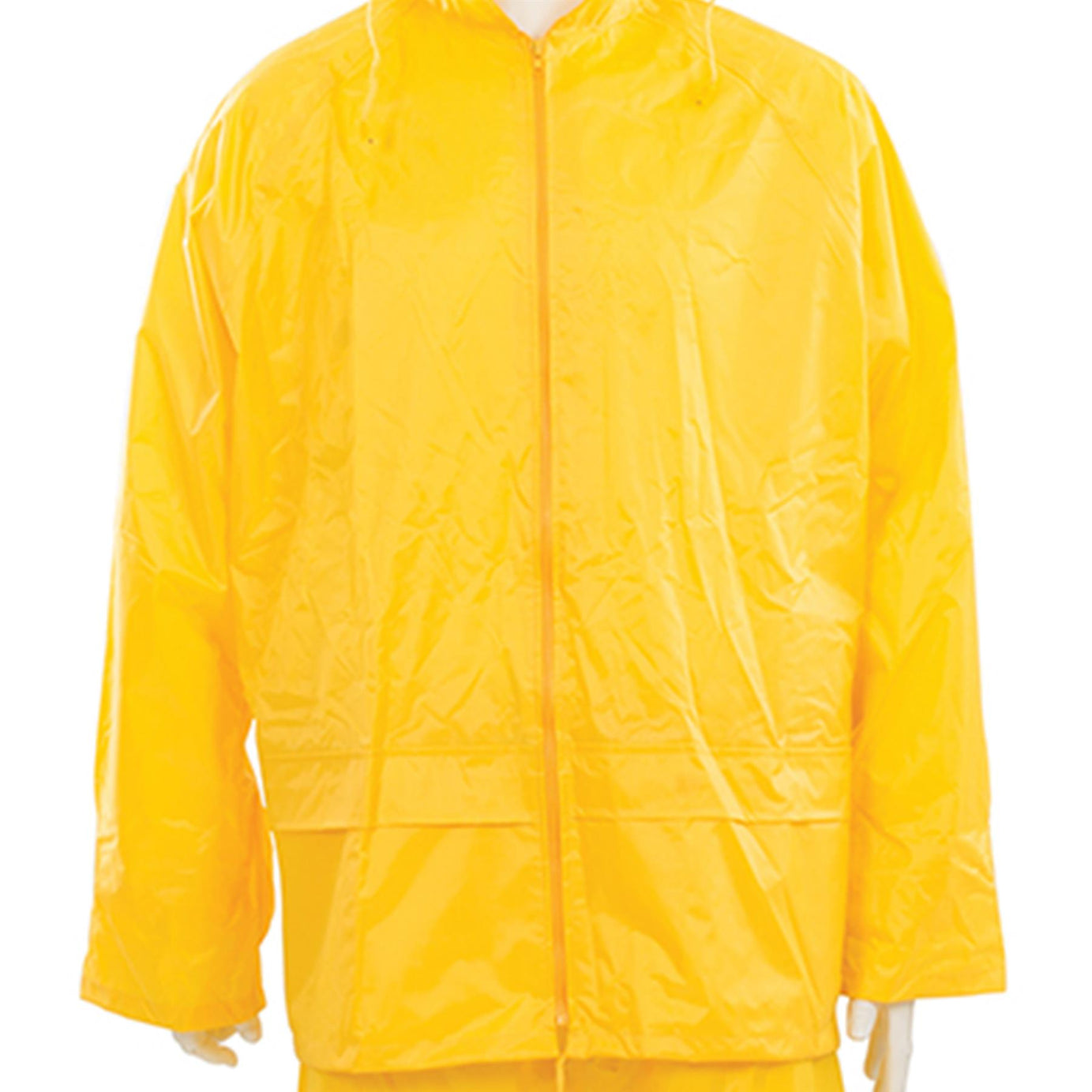 2Pce Rain Suit Yellow Large 74cm - 130cm (29 - 51") Includes Hood With Neck Cord