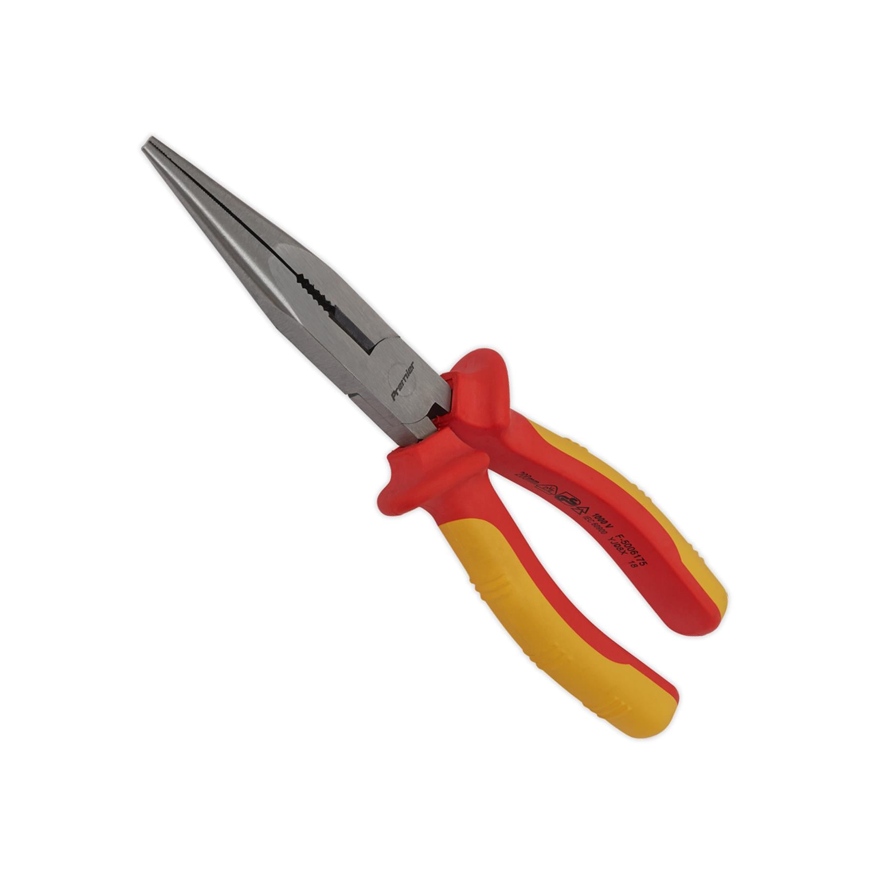 Sealey Long Nose Pliers 200mm VDE Approved